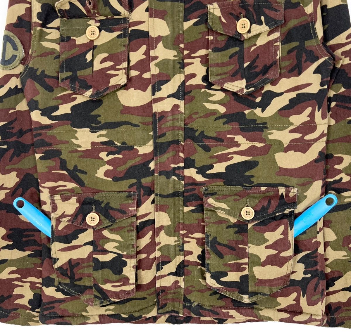 Guess Guess Camouflage Military Jacket Size M / US 6-8 / IT 42-44 - 4 Thumbnail