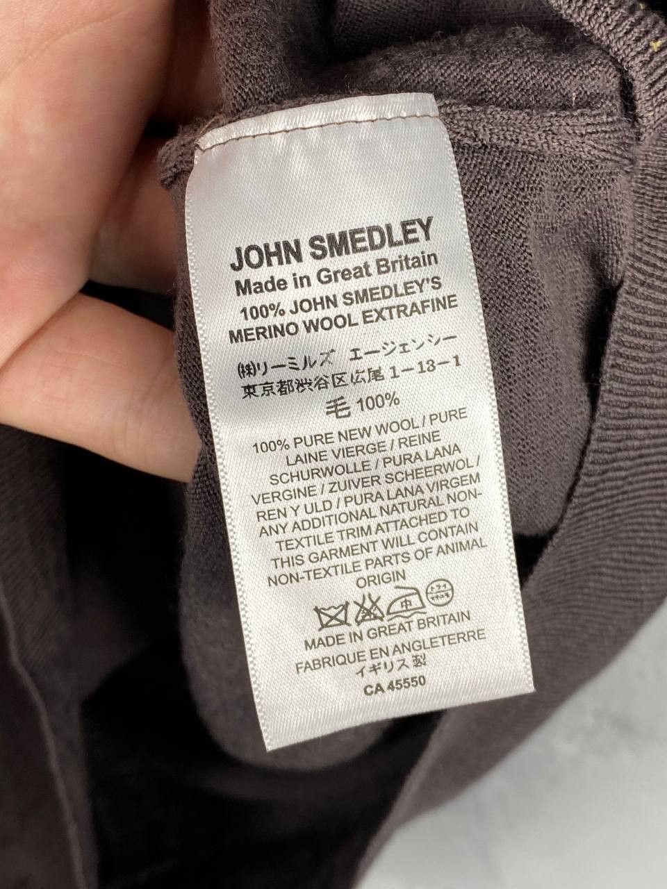 John Smedley × Vintage John Smedley Luxury Wool Polo Sweaters Size M Size US M / EU 48-50 / 2 - 7 Thumbnail