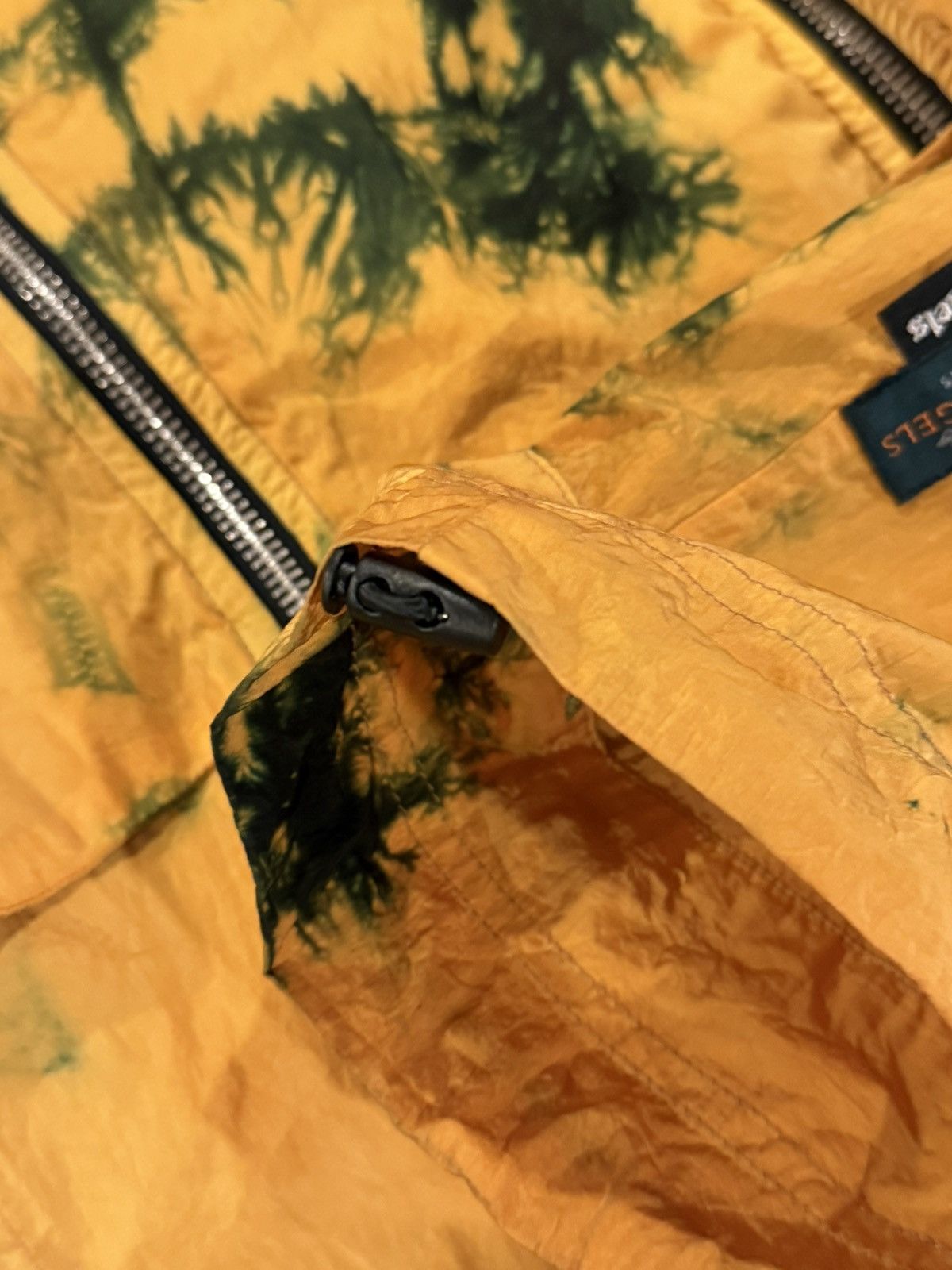 Palm Angels (1.8K Retail) Yellow & Green Tie-Dye Windbreaker Size US S / EU 44-46 / 1 - 12 Thumbnail