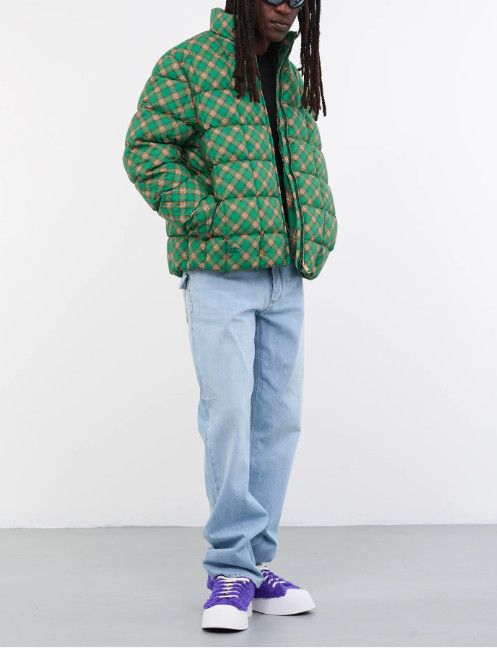 ERL [NWT] [$1410] ERL Plaid Puffer Jacket L size Size US L / EU 52-54 / 3 - 6 Thumbnail