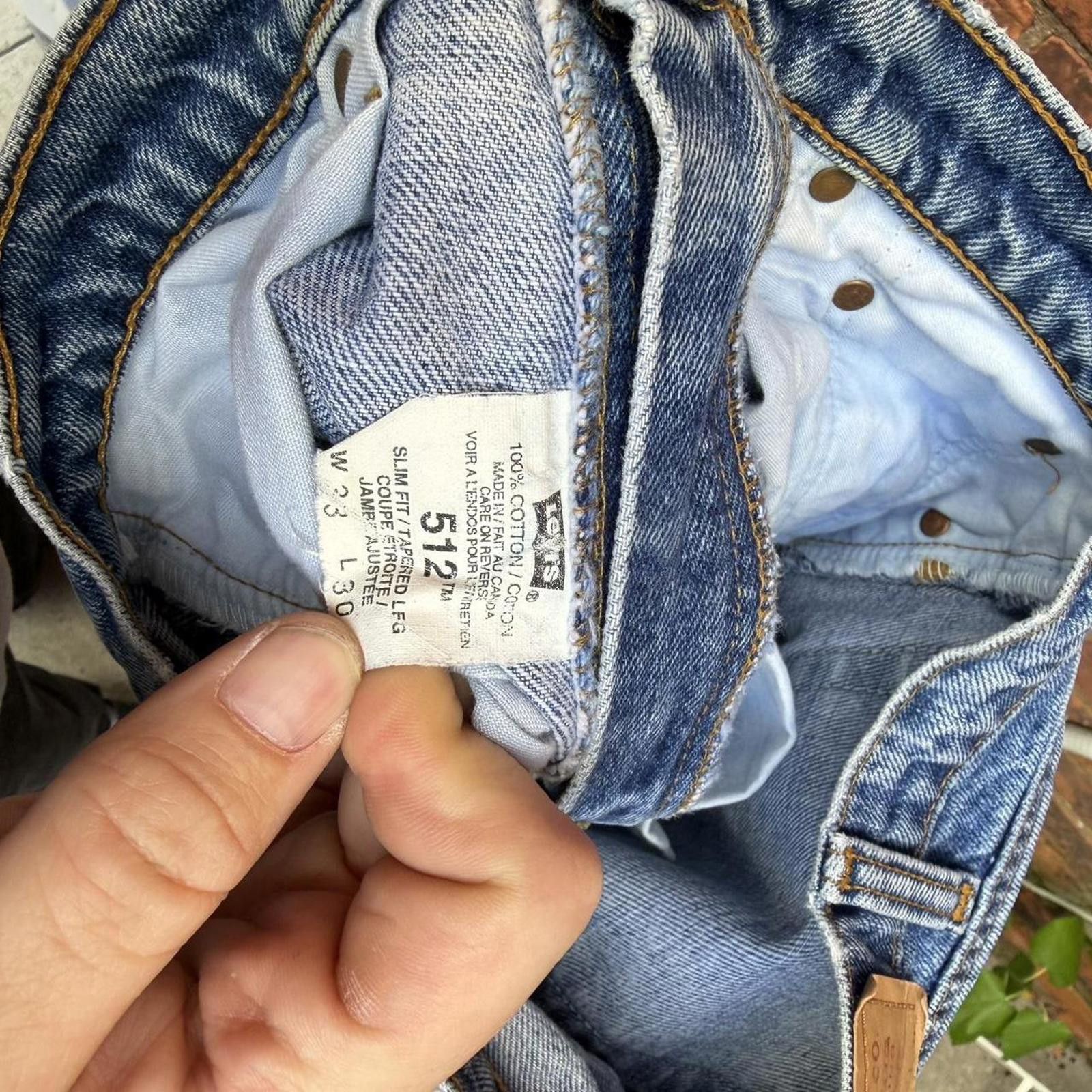 Levi's vintage Levi’s 512 jeans 90s 33x30 fits 31x28 Size US 31 - 7 Thumbnail