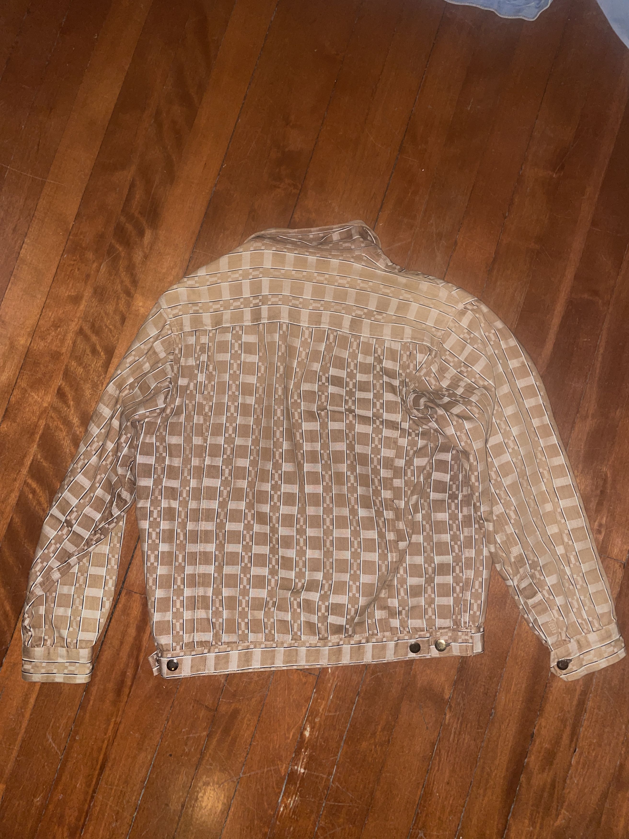 Other Checkered Denim Jacket Size US S / EU 44-46 / 1 - 3 Thumbnail