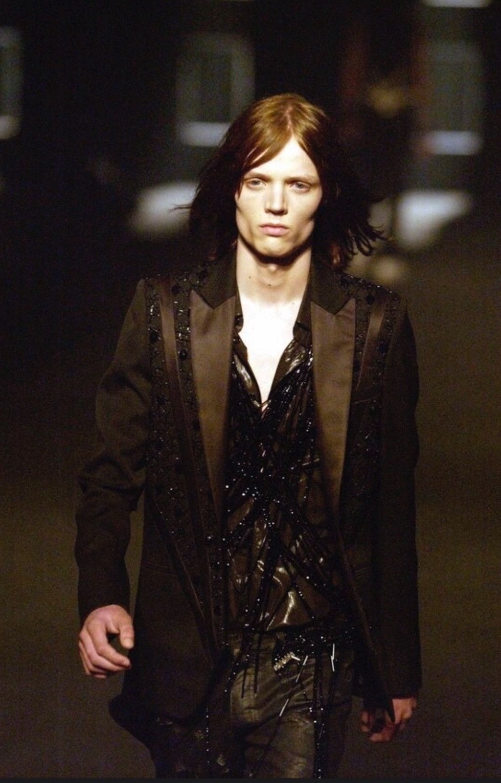 Dior Dior Homme SS04 Strip crystal belt by Hedi Slimane Size ONE SIZE - 3 Thumbnail