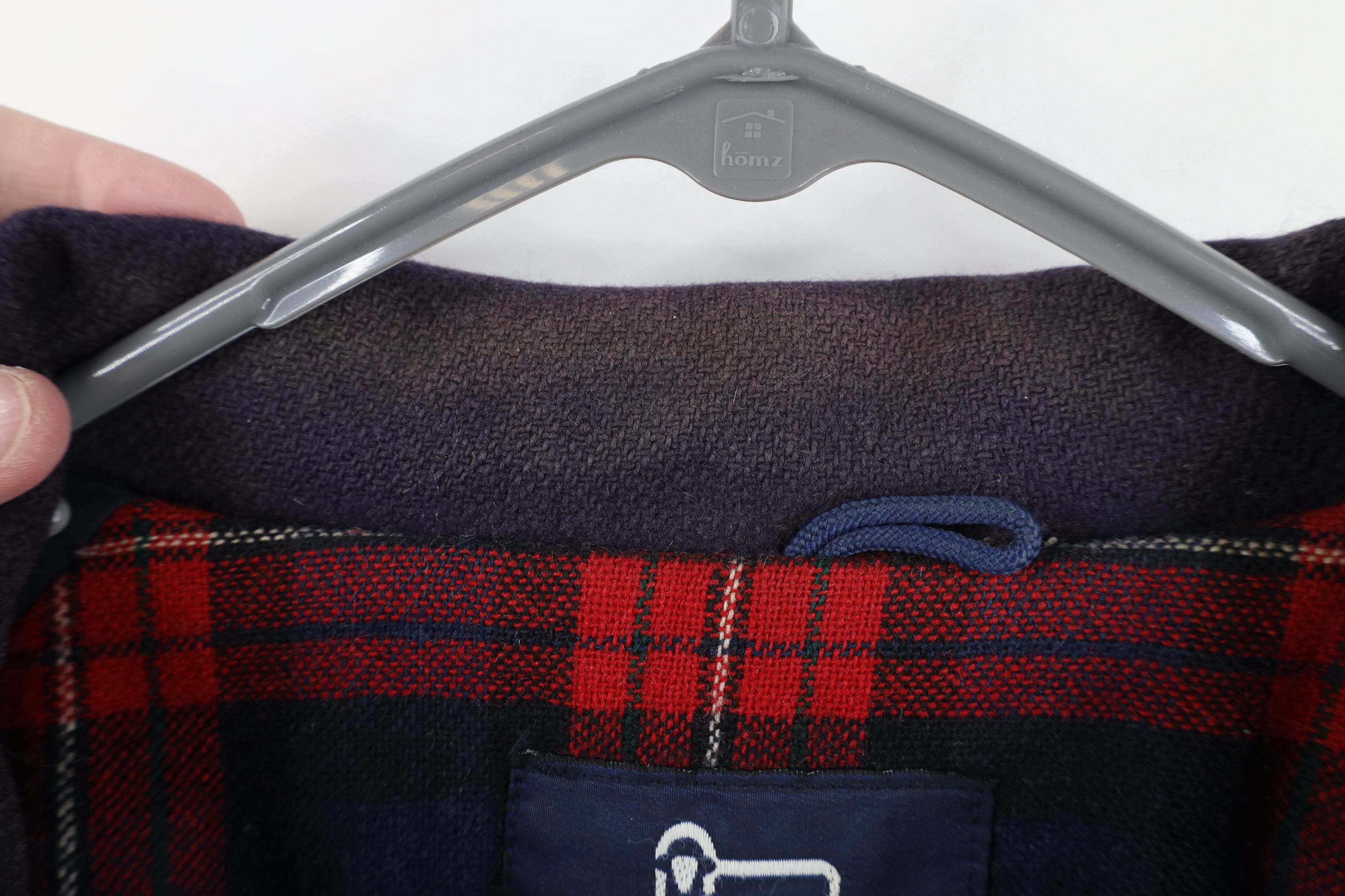 Woolrich Woolen Mills Vintage 90s Woolrich Full Zip Bomber Jacket Navy Blue USA Size US XL / EU 56 / 4 - 11 Thumbnail