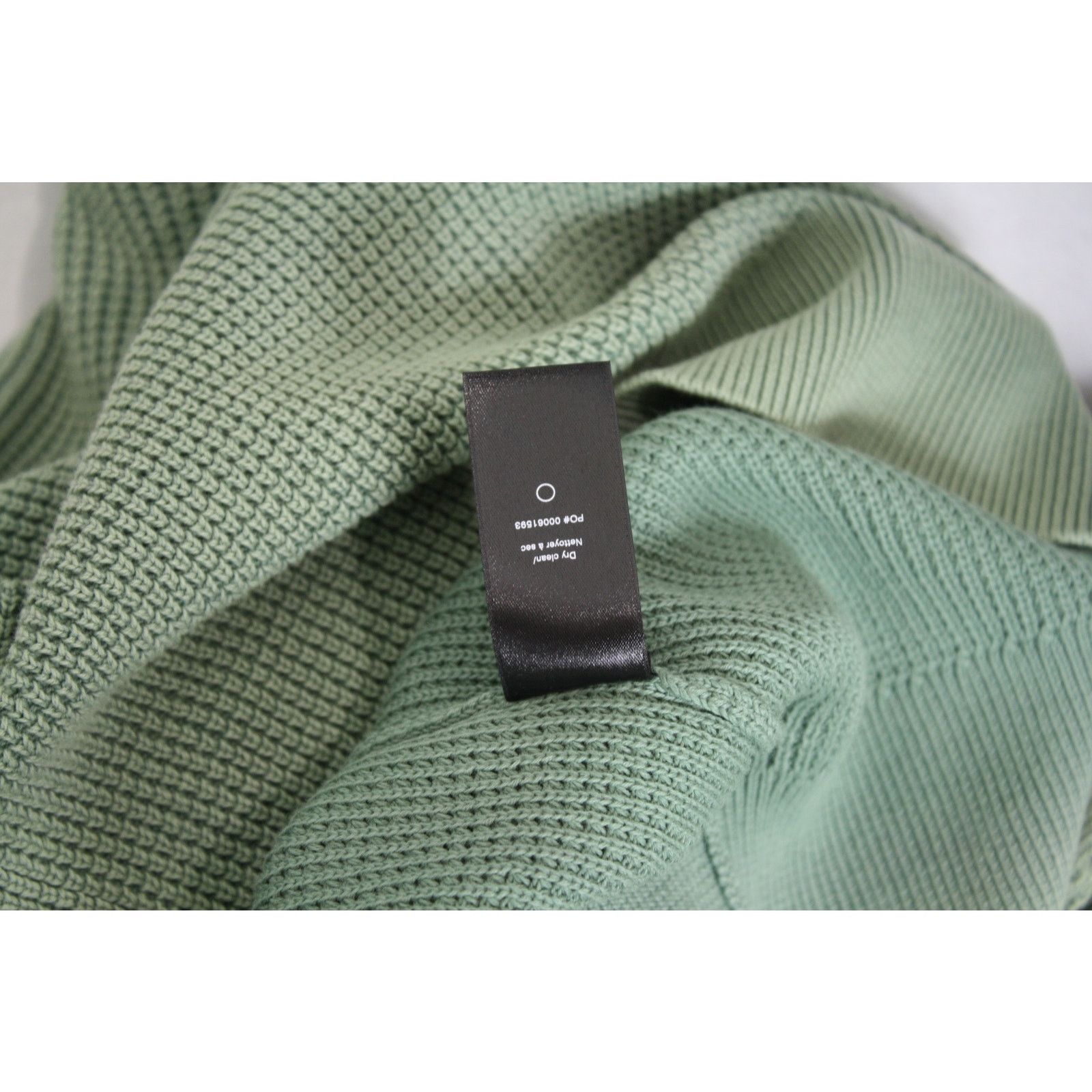 Rag & Bone rag & bone Sweater Mens Large Green Waffle Knit Crewneck Size US L / EU 52-54 / 3 - 9 Thumbnail