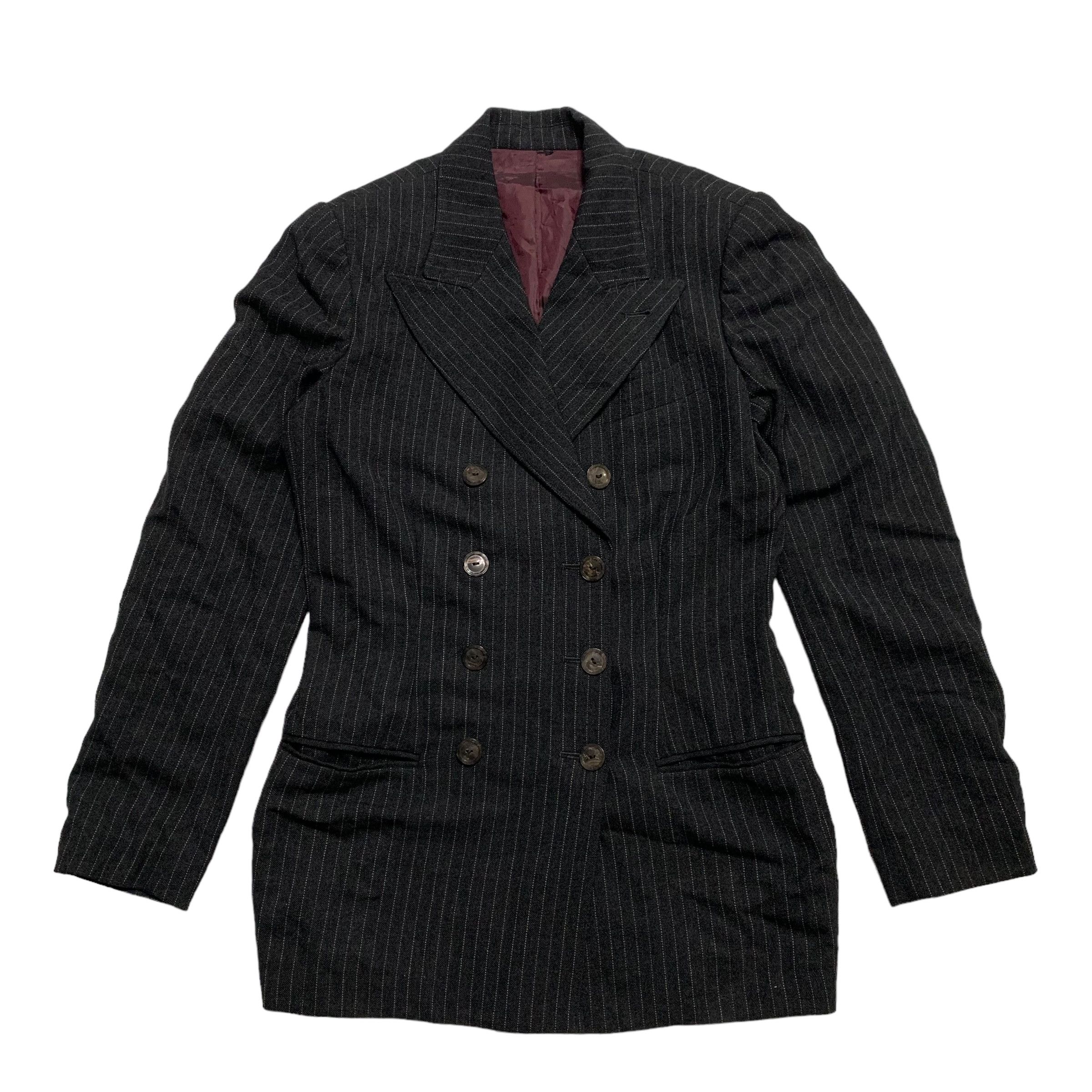 Jean Paul Gaultier Jean Paul Gaultier Classique Double Breast Stripe Jacket Size S / US 4 / IT 40 - 1 Thumbnail