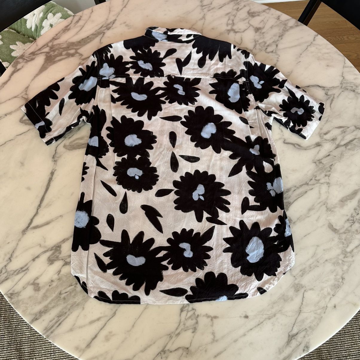 Jacquemus Jacquemus - Melo Floral print voile shirt. Size US M / EU 48-50 / 2 - 2 Thumbnail