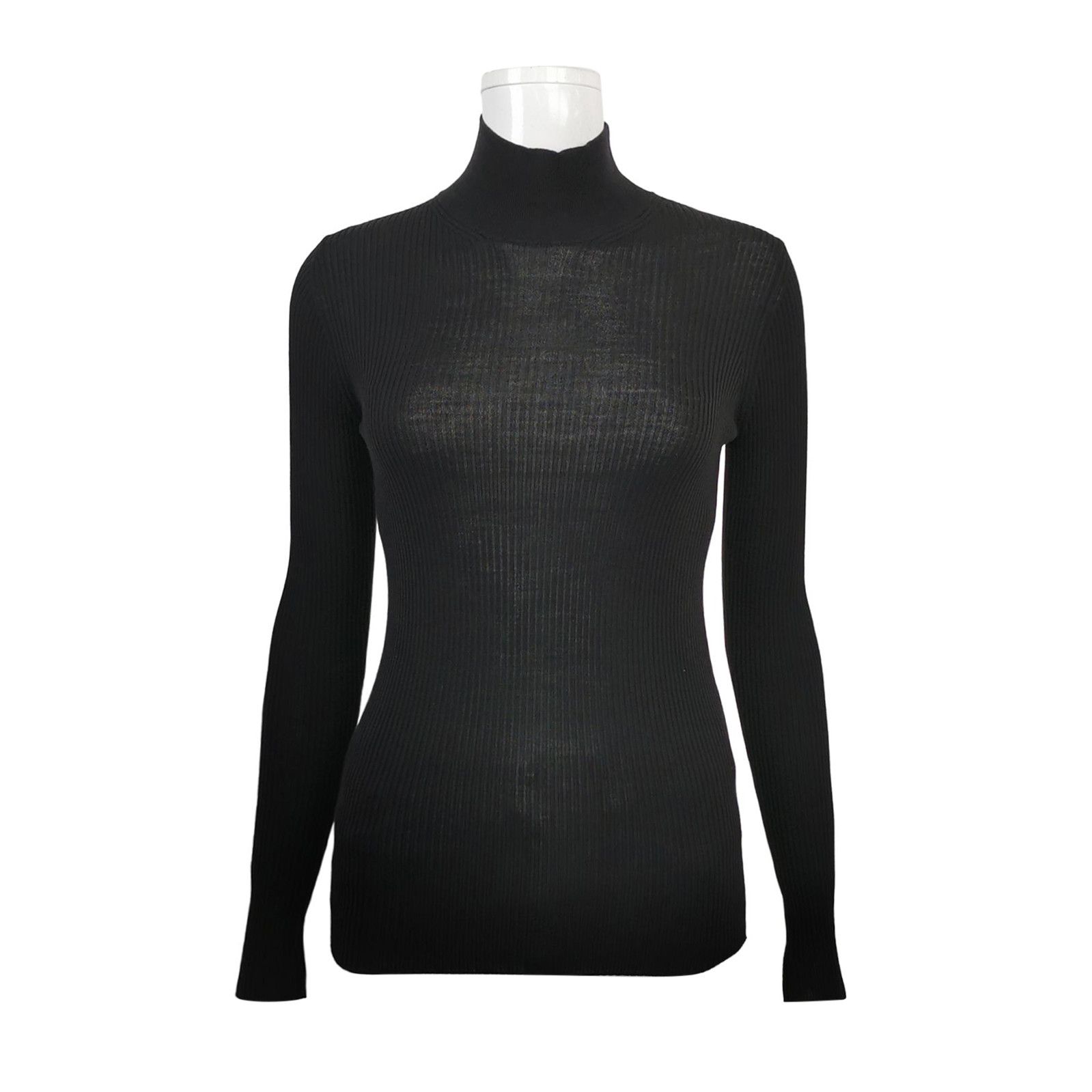 Prada Prada Black Wool Turtleneck Sweater 0089 Size XXS / US 00 / IT 34 - 1 Thumbnail