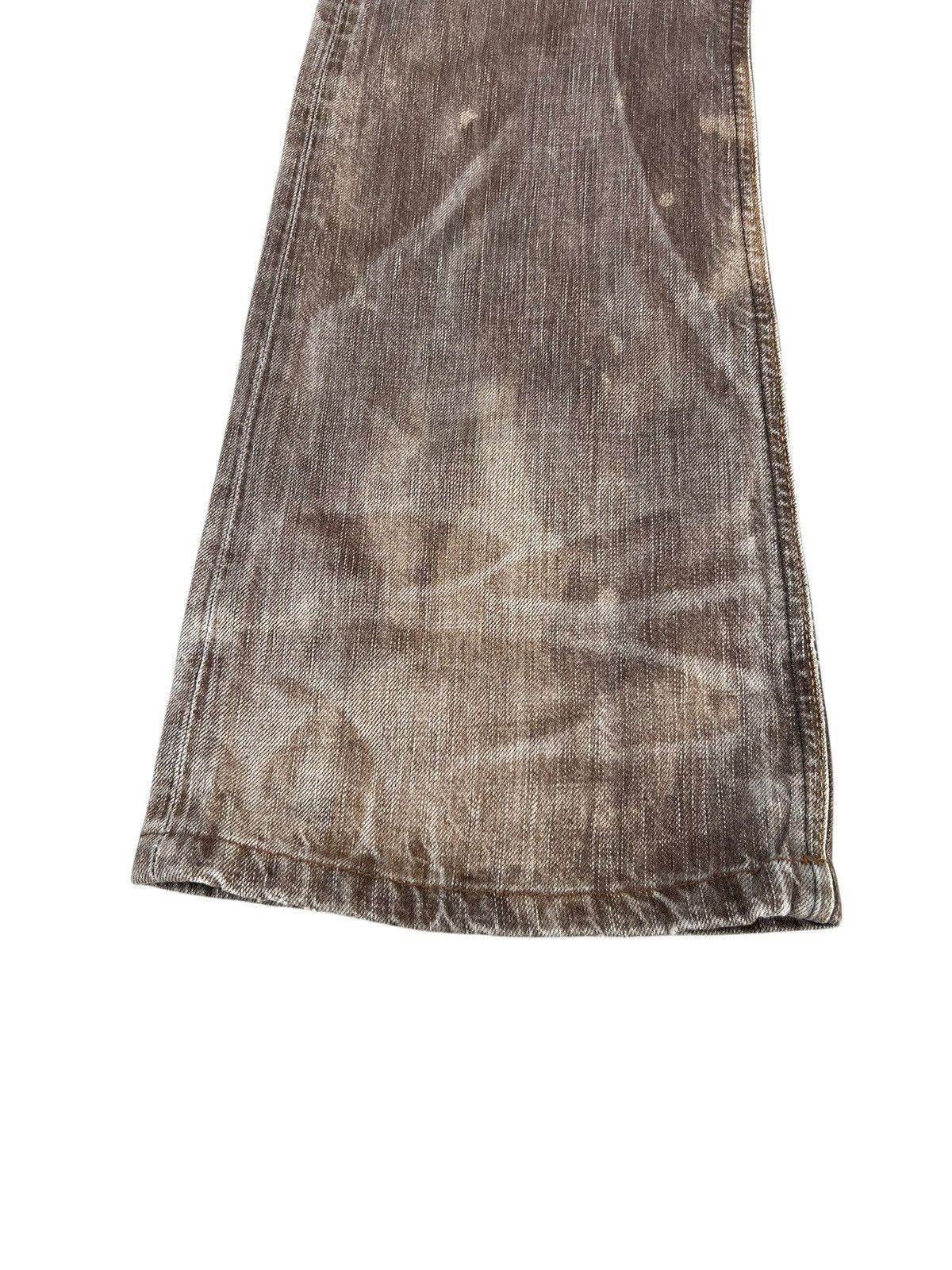 Vintage Clawmark Faded Denim Y2K Edwin BT5001 503 Flare Jeans Size US 30 / EU 46 - 10 Thumbnail