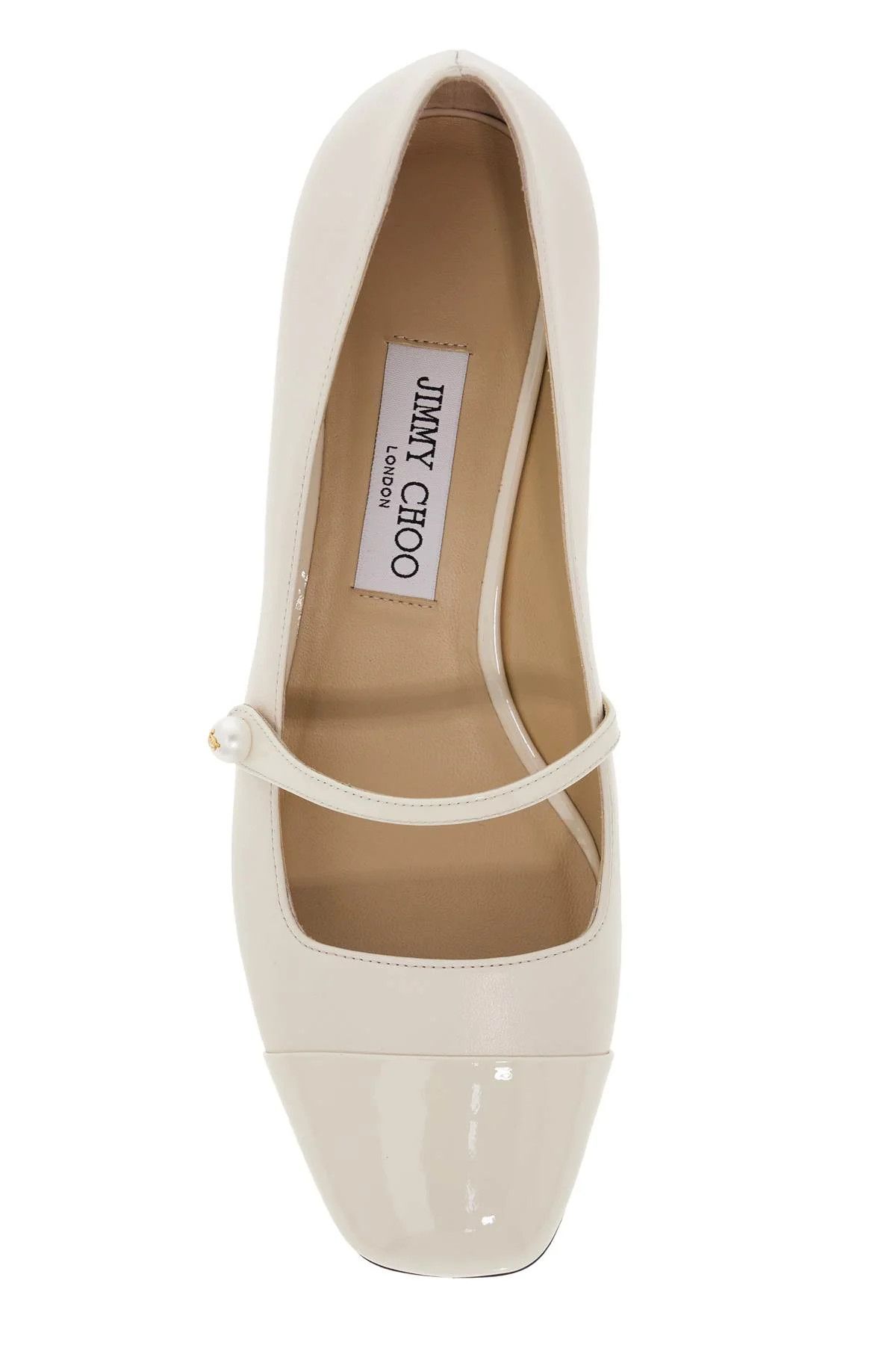 Jimmy Choo o1s22i1n1024 Mary Jane Pumps in White Size US 9 / IT 39 - 2 Thumbnail