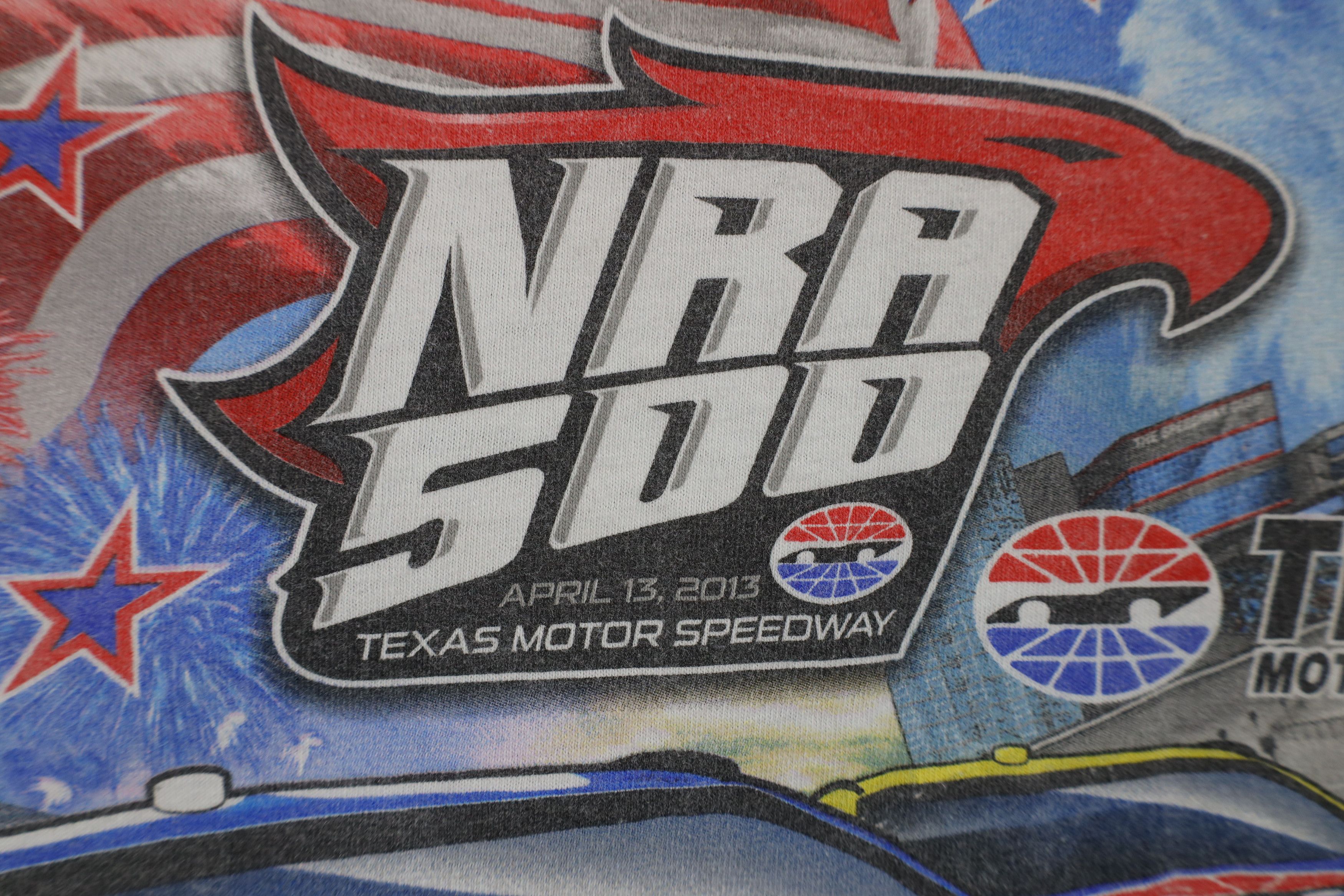 Vintage Vintage Y2K 2013 NRA 500 Texas Motor Speedway T-Shirt USA Size US XXL / EU 58 / 5 - 6 Thumbnail