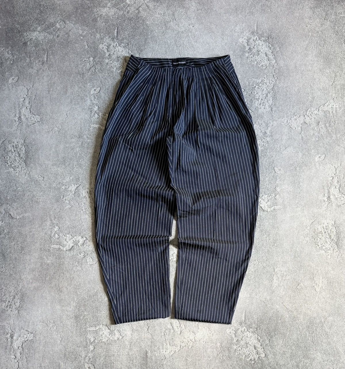 Emporio Armani Emporio Armani 42 striped pants chinos trousers old money Size 28" / US 6 / IT 42 - 1 Thumbnail