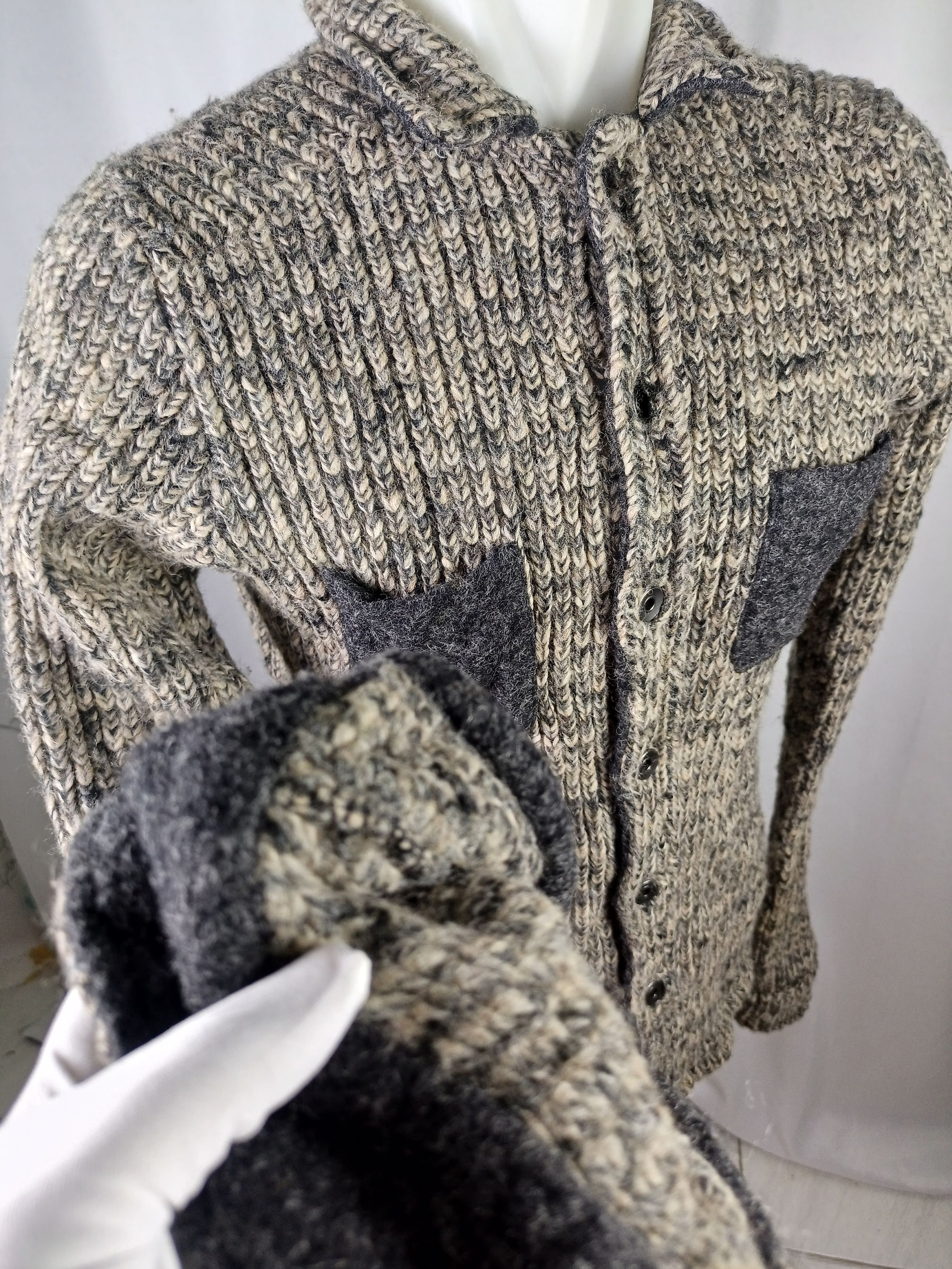 Designer × Zara Zara Man Knit Sweater Long Sleeves Button Up Size US L / EU 52-54 / 3 - 24 Thumbnail