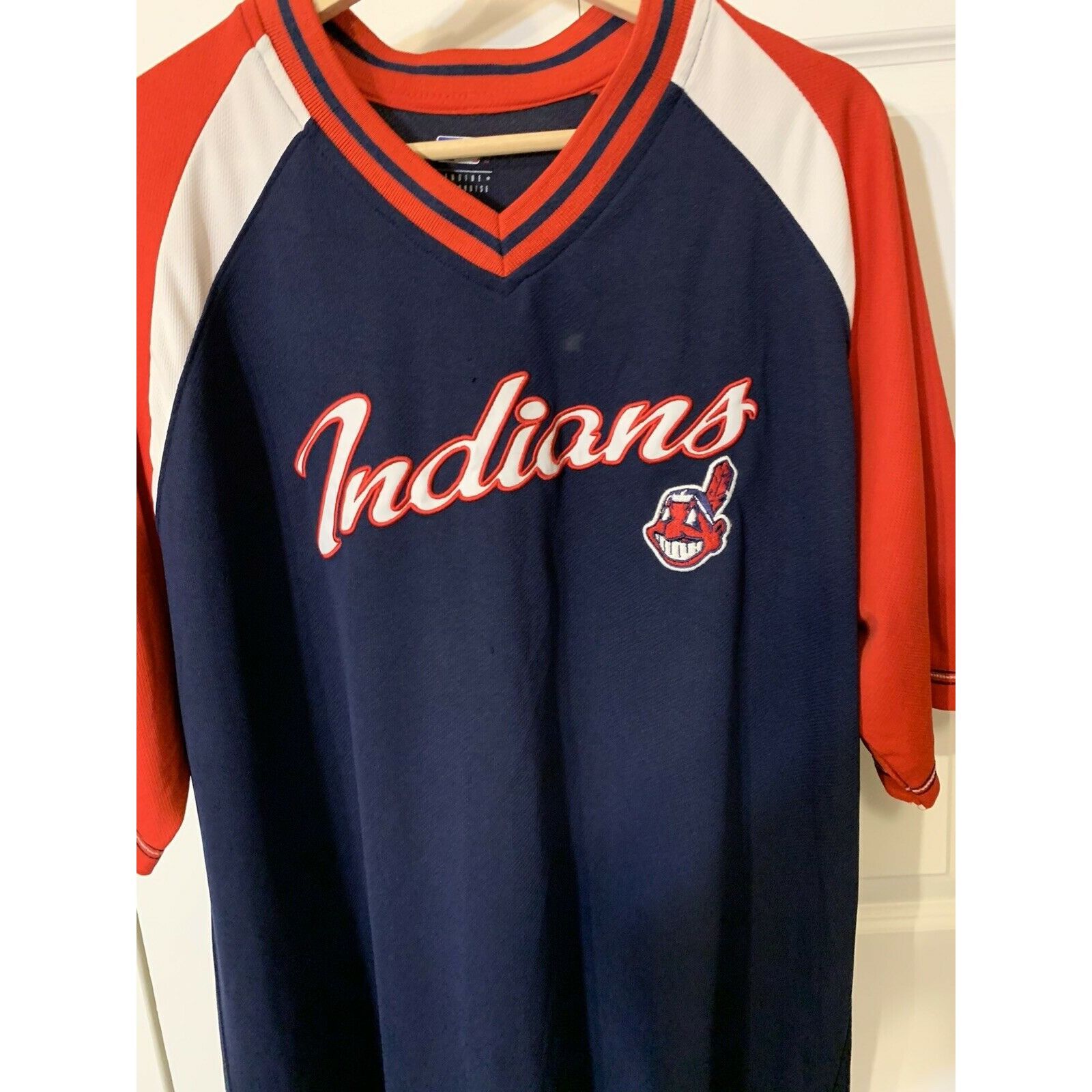 MLB MLB Cleveland Indians Baseball Adult Shirt Men's Sz XL Embro Size US XL / EU 56 / 4 - 5 Thumbnail