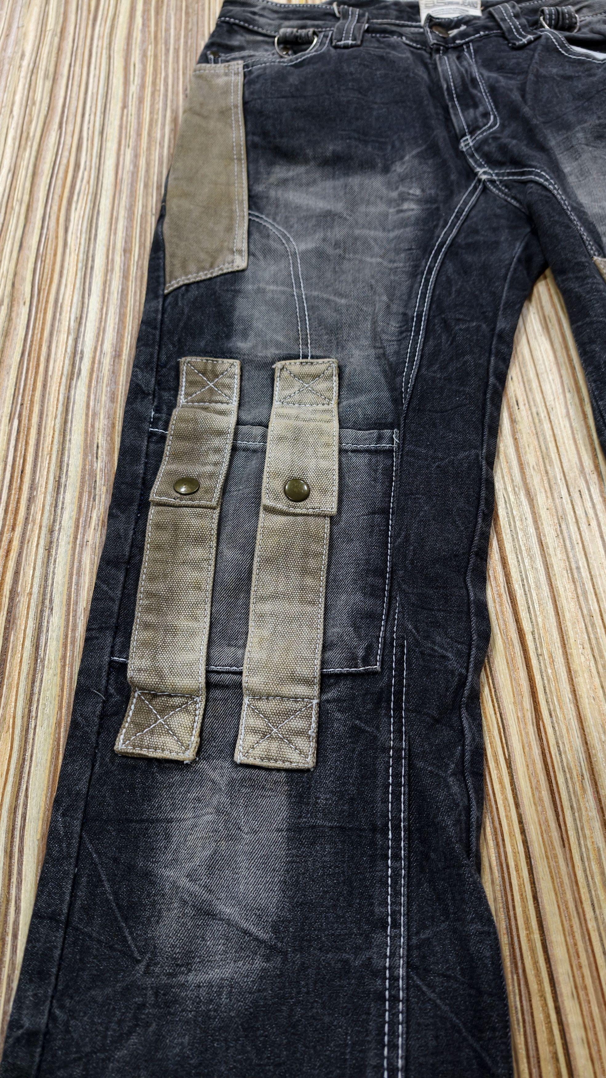 Japanese Brand aston collection tactical style jeans Size US 31 - 4 Thumbnail