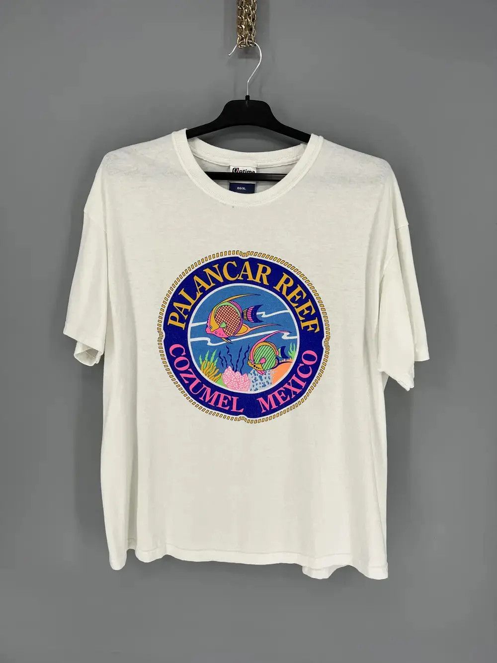 Other Vintage Cozumel Mexico Shirt 2XL White Palancar Reef Fish Size US XL / EU 56 / 4 - 1 Thumbnail
