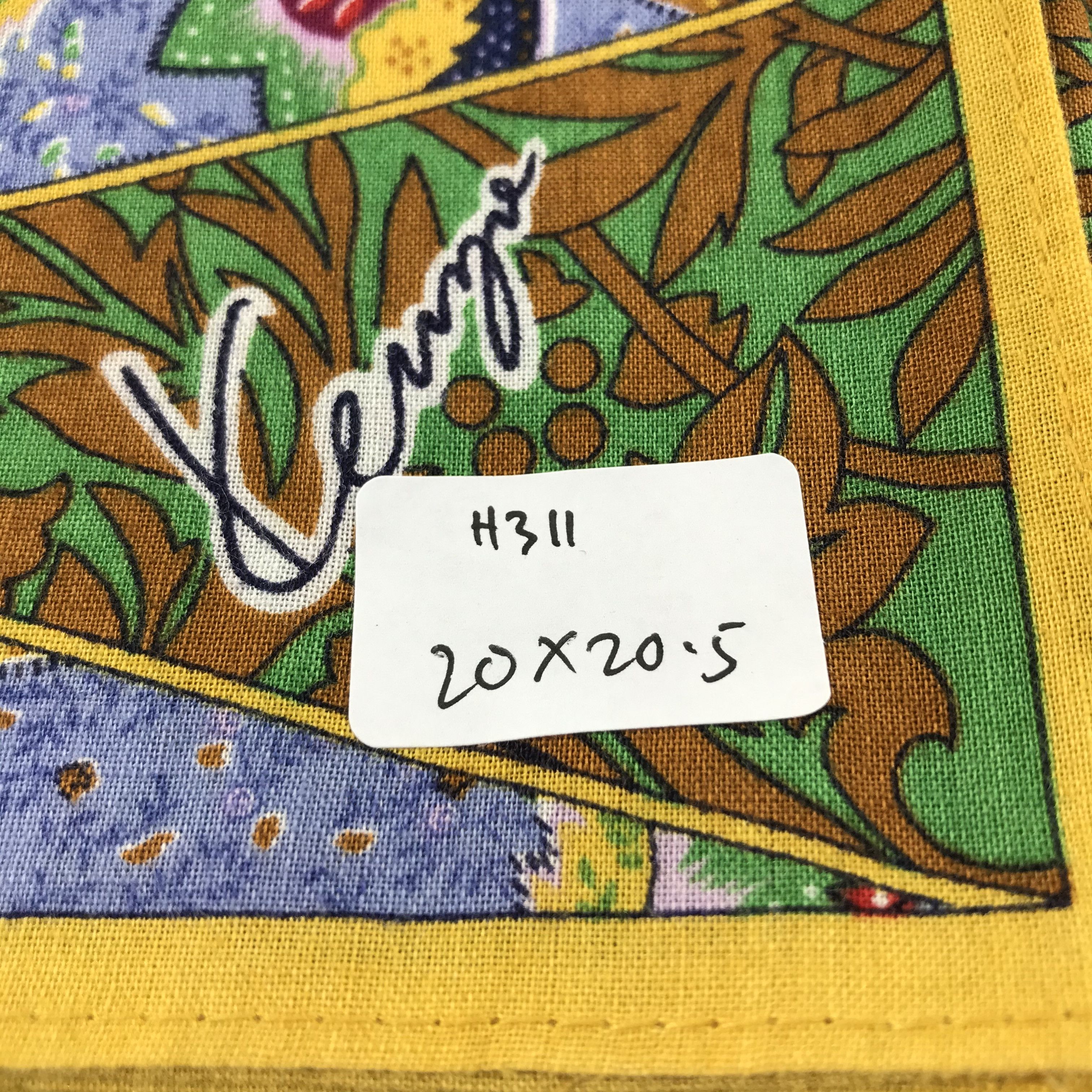 Kenzo Kenzo Batik Design Handkerchief Neckerchief H311 Size ONE SIZE - 7 Thumbnail