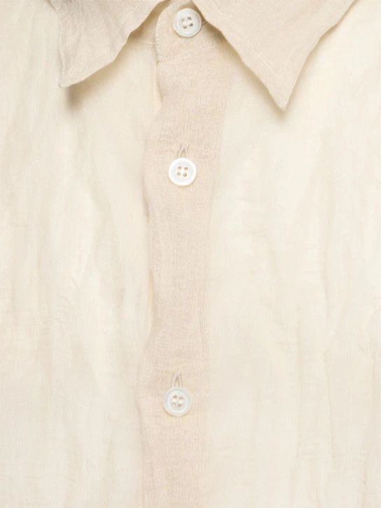 Dries Van Noten o1lsvrm0425 Blend Shirt in Natural Size US S / EU 44-46 / 1 - 5 Thumbnail