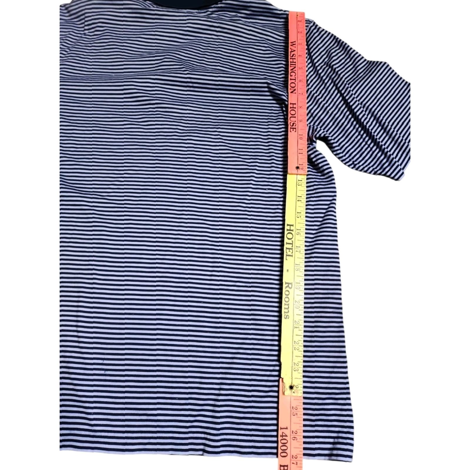 Vintage VINTAGE Amen Corner Polo Shirt M Blue Striped Golf The Masters Mens Size US M / EU 48-50 / 2 - 2 Thumbnail