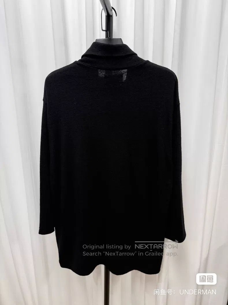 Yohji Yamamoto Yohji Yamamoto High-neck wool knit sweater| Size US L / EU 52-54 / 3 - 6 Thumbnail