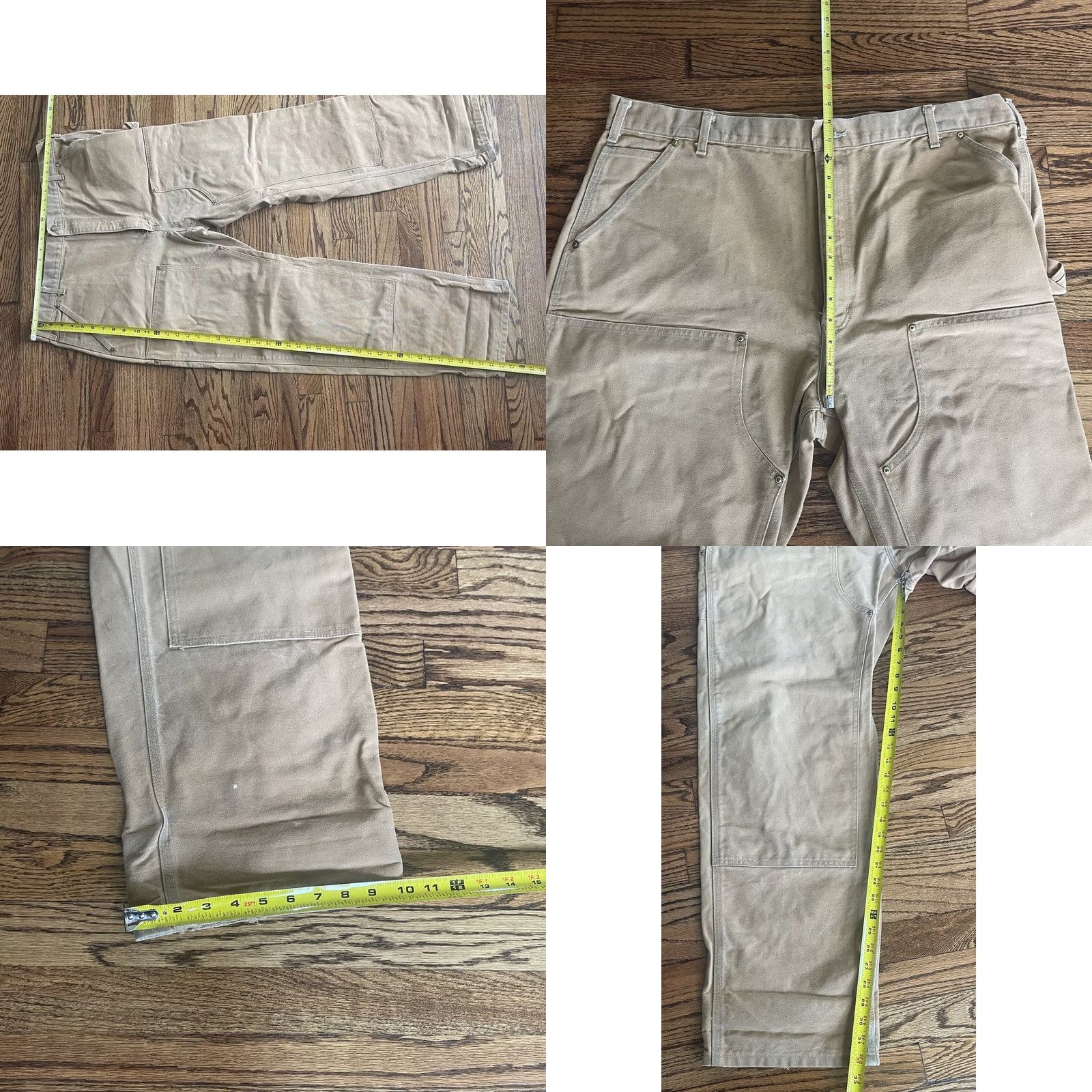 Carhartt VINTAGE Carhartt B01 Brown Double Knee Carpenter Pants Men 42x32 Workwear Carpenters Duck Canvas Size US 42 / EU 58 - 10 Thumbnail