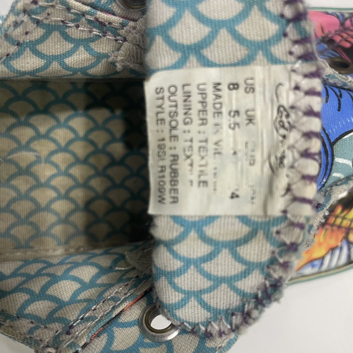Christian Audigier × Ed Hardy × Vintage Vintage Ed Hardy Christian Audigier low top sneakers Size US 8 / IT 38 - 7 Thumbnail