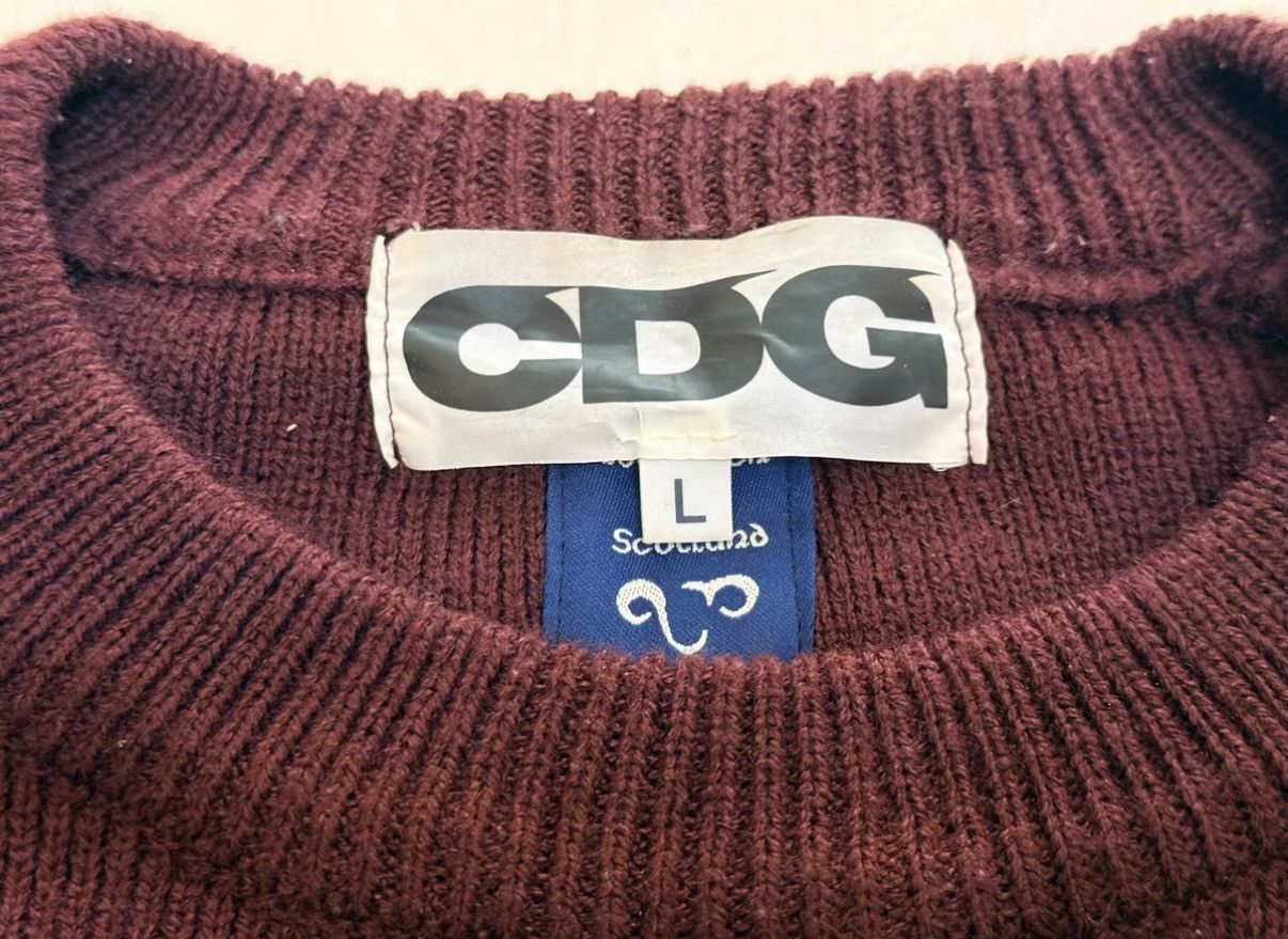 CDG by Comme des Garcons Japanese Authentic COMME des GARÇONS CDG Logo Sweater Size US L / EU 52-54 / 3 - 2 Thumbnail