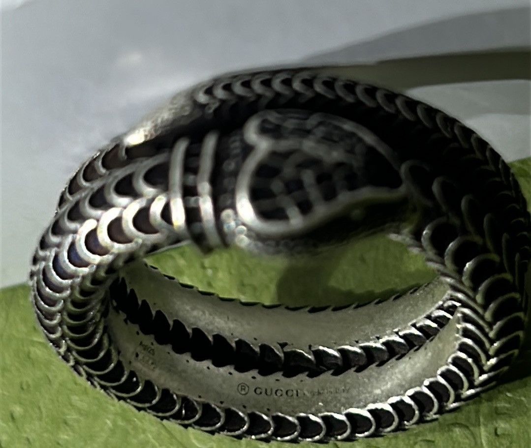 Gucci Gucci Garden Snake Ring Silver 925 Size ONE SIZE - 4 Thumbnail