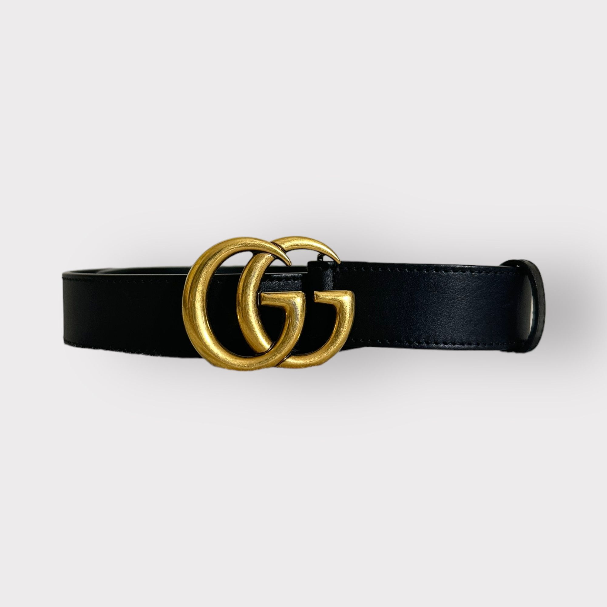 Gucci Gucci Belt Marmont Black Leather Golden Buckle Grailed