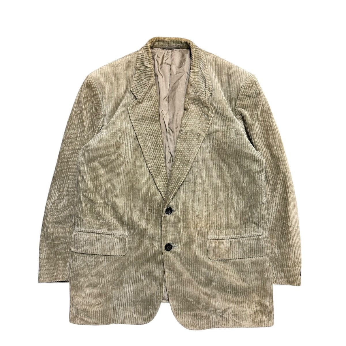 Comme des Garcons Homme Vintage 80s Comme Des Garcons Homme Corduroy Casual Jacket Size US S / EU 44-46 / 1 - 1 Thumbnail