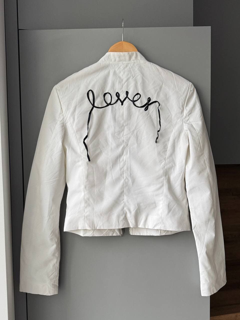 John Richmond × Vintage Vintage Richmond “X” Logo Biker Jacket Size M / US 6-8 / IT 42-44 - 2 Thumbnail