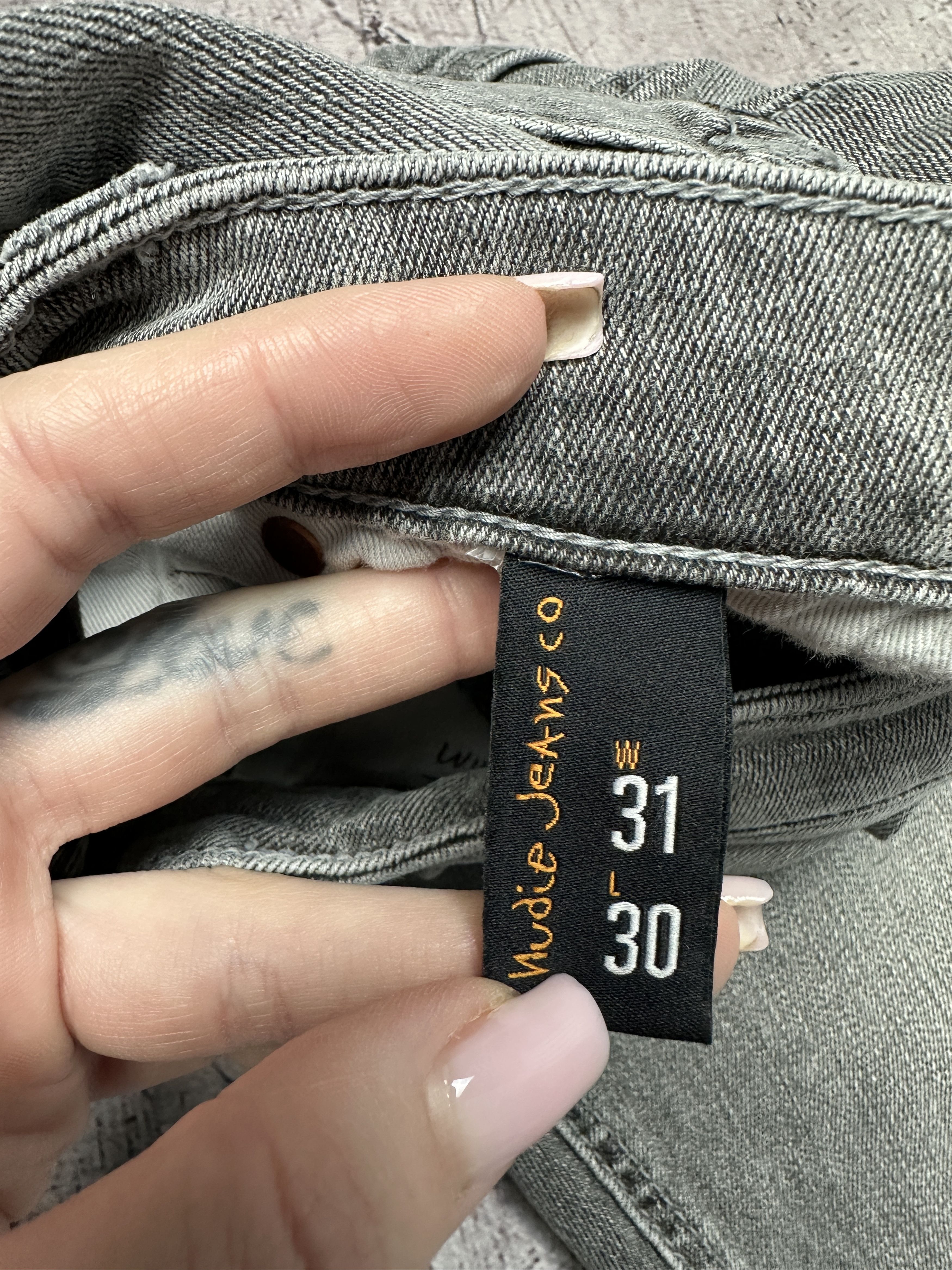 Nudie Jeans Nudie Jeans Skinny Lin Denim Pants Jeans Size US 31 - 8 Thumbnail