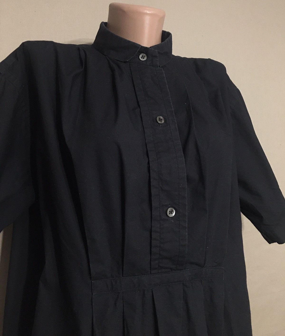 Designer × SOFIE D'HOORE Sofie D’hoore Cotton Black Oversized Dress Size EU 40 Size S / US 4 / IT 40 - 3 Thumbnail