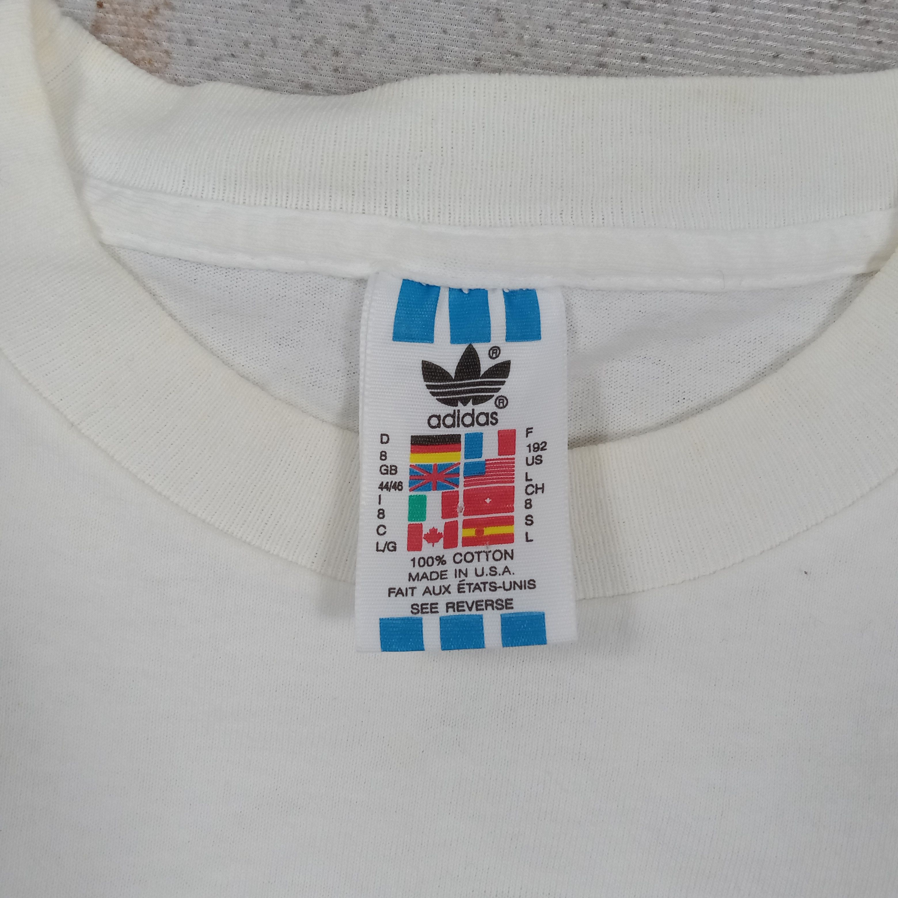 Adidas 90's ADidas American Sport Style Tshirt C285N75 Size US XL / EU 56 / 4 - 3 Thumbnail