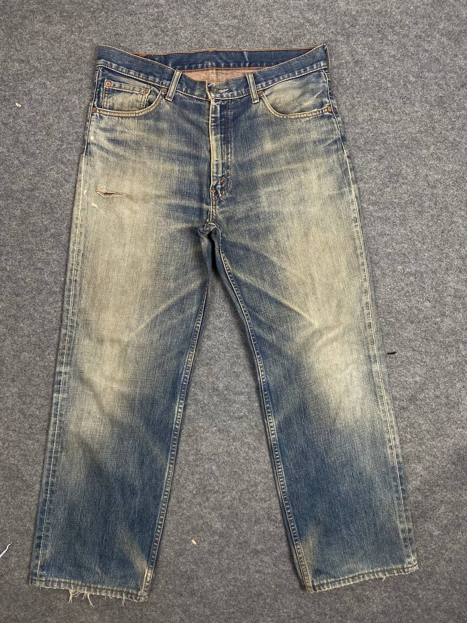 Levi's vintage levis 502 rusty distressed denim nice design Size US 36 / EU 52 - 9 Thumbnail