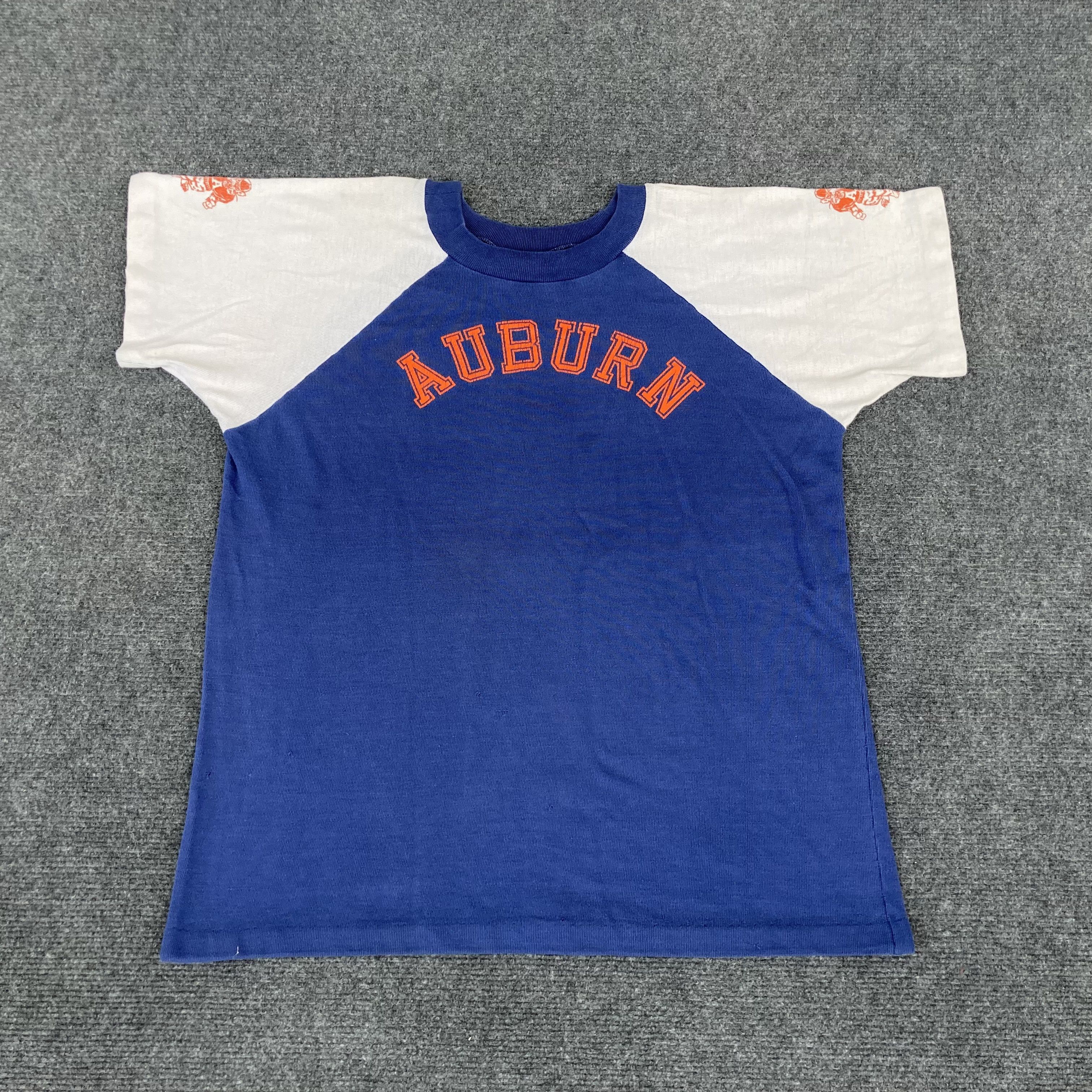 Vintage Vintage Auburn University Tigers Artex 60s Vtg 70s T Shirt Size US M / EU 48-50 / 2 - 1 Thumbnail