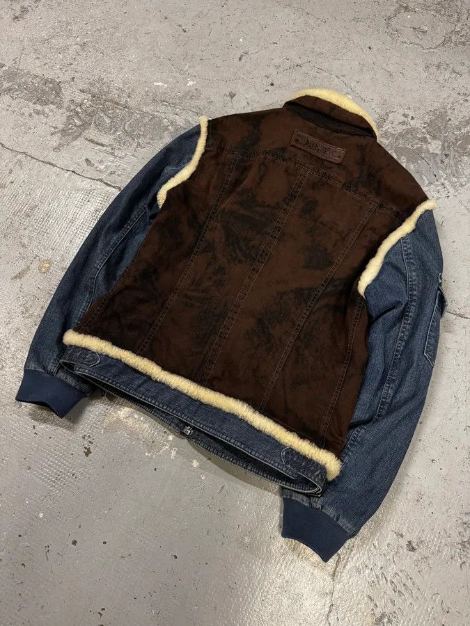 Dolce & Gabbana AW2005 Dolce & Gabbana Cowboy Denim Shearling Jacket Size US M / EU 48-50 / 2 - 6 Thumbnail