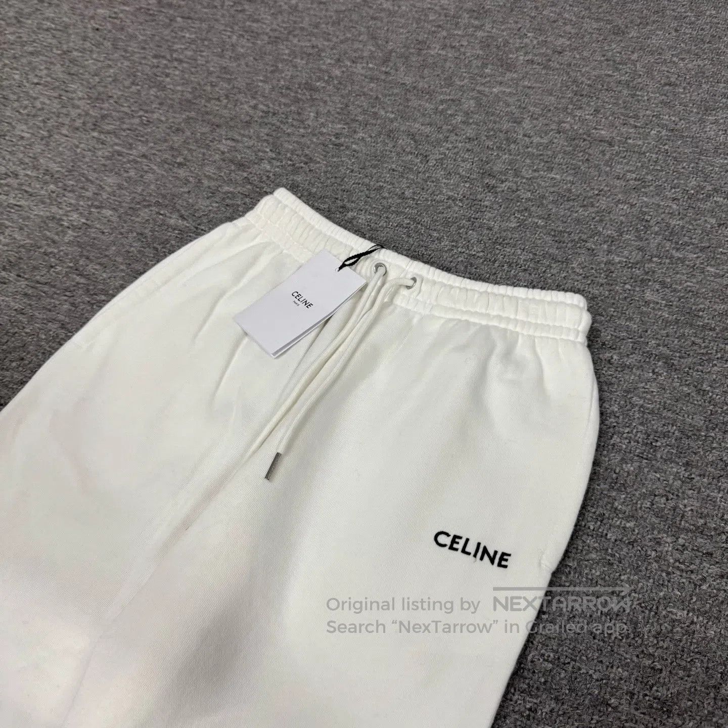 Celine CELINE SIZE S Letter embroidered logo; drawstring fastened Size US 28 / EU 44 - 3 Thumbnail