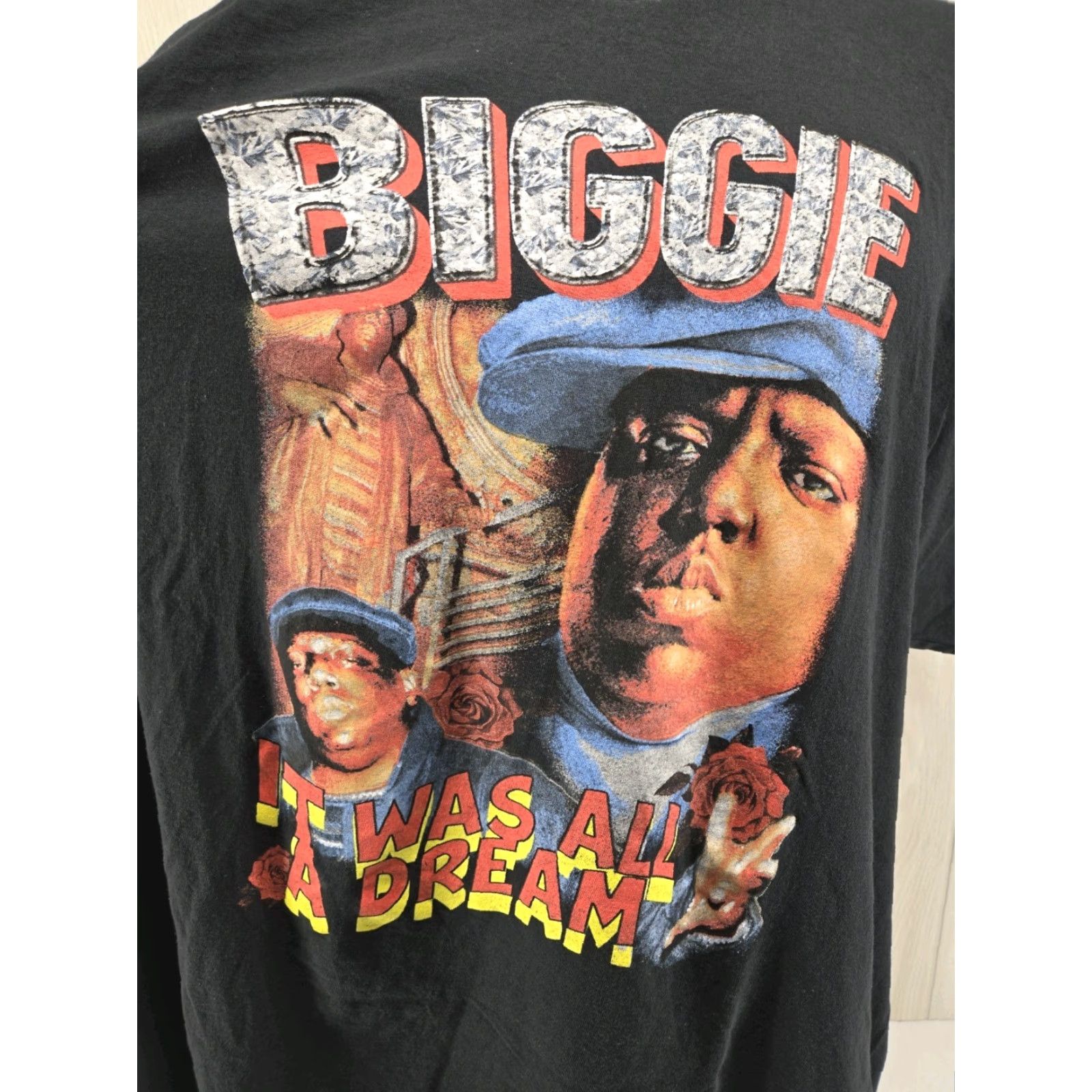 Vintage VINTAGE Notorious 3XL Black Biggie Smalls Shirt It Was All A Dream Hip Hop 90s Tee Mens Size US XXL / EU 58 / 5 - 3 Thumbnail