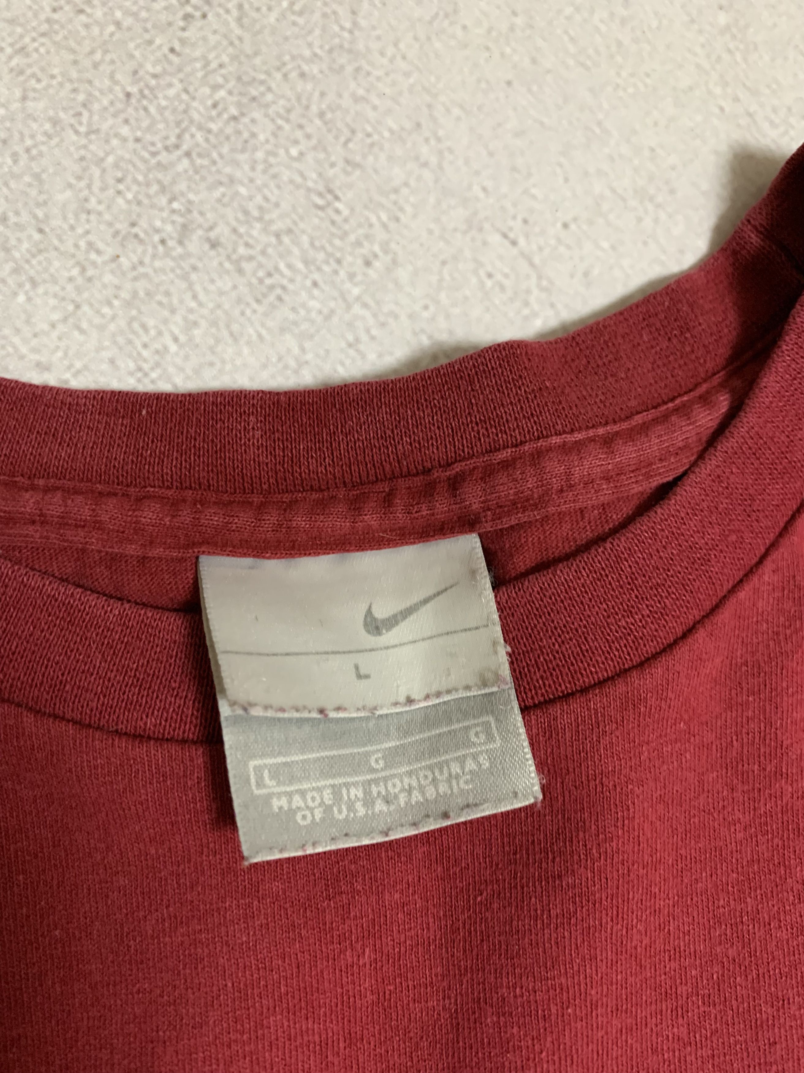 Nike × Vintage Vintage Nike T Shirt Swoosh Baggy Big Logo 90s Y2K Size US L / EU 52-54 / 3 - 7 Thumbnail