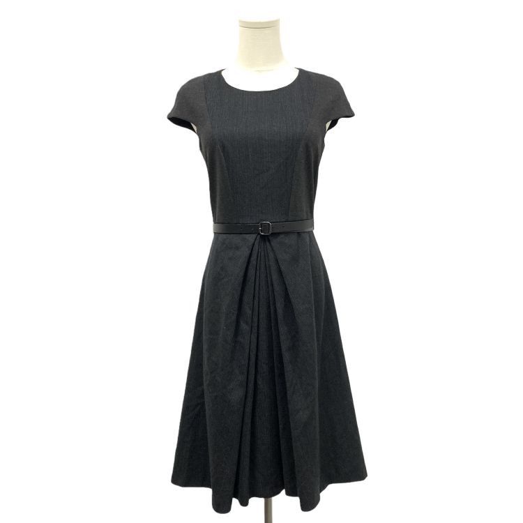 Weekend Max Mara Weekend Max Mara Pinstripe Wool Midi Dress Size 38 Size XS / US 0-2 / IT 36-38 - 1 Thumbnail