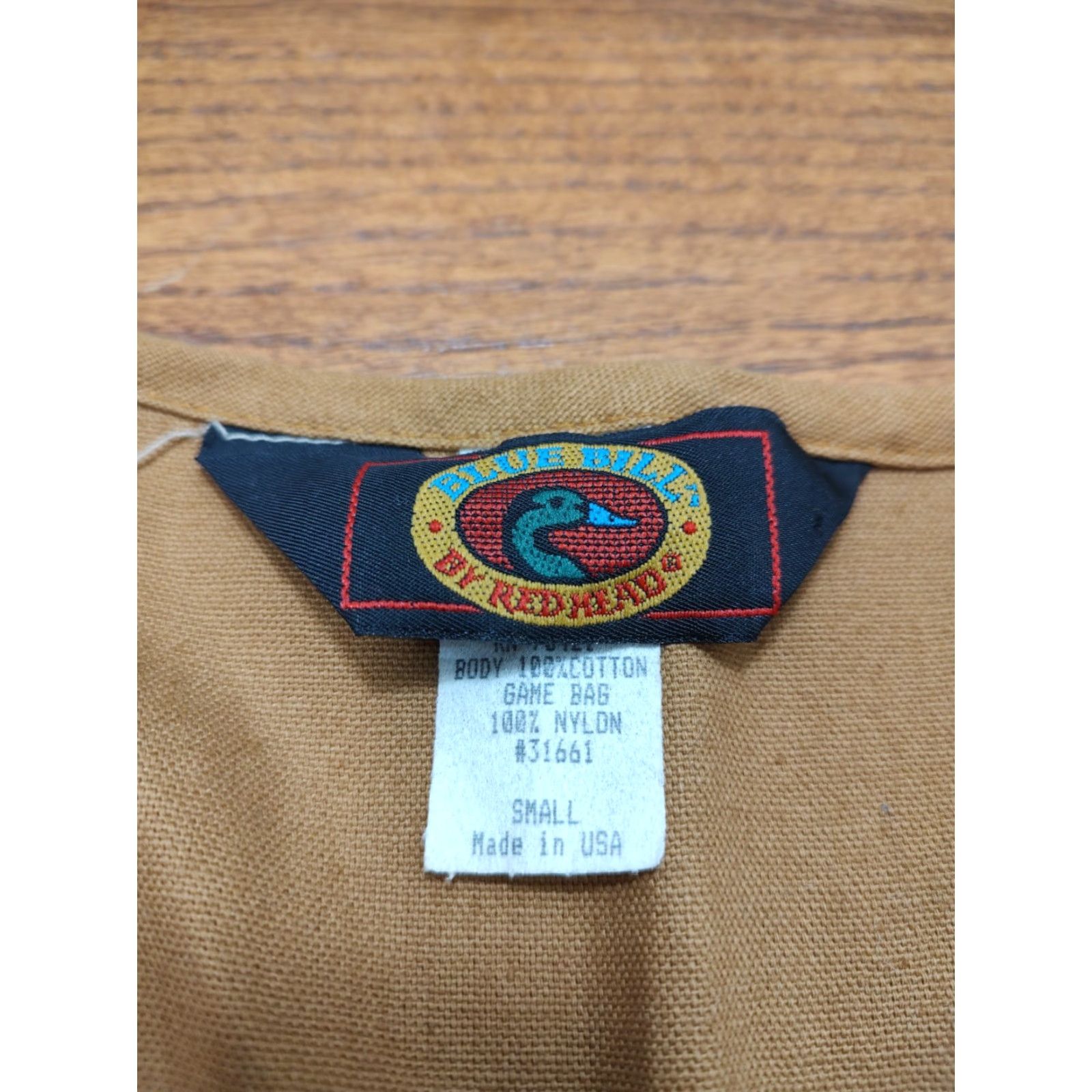 Vintage VINTAGE Blue Bill Redhead Shooting Hunting Vest Mens S Brown Cotton Canvas Shell Holder Zip Vest Team Hunting Men Size S Size US S / EU 44-46 / 1 - 5 Thumbnail