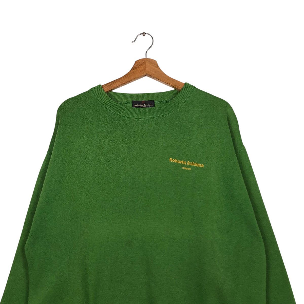 Japanese Brand 📌Vintage Crewneck Sweatshirt Roberta Saldena London Size US L / EU 52-54 / 3 - 4 Thumbnail
