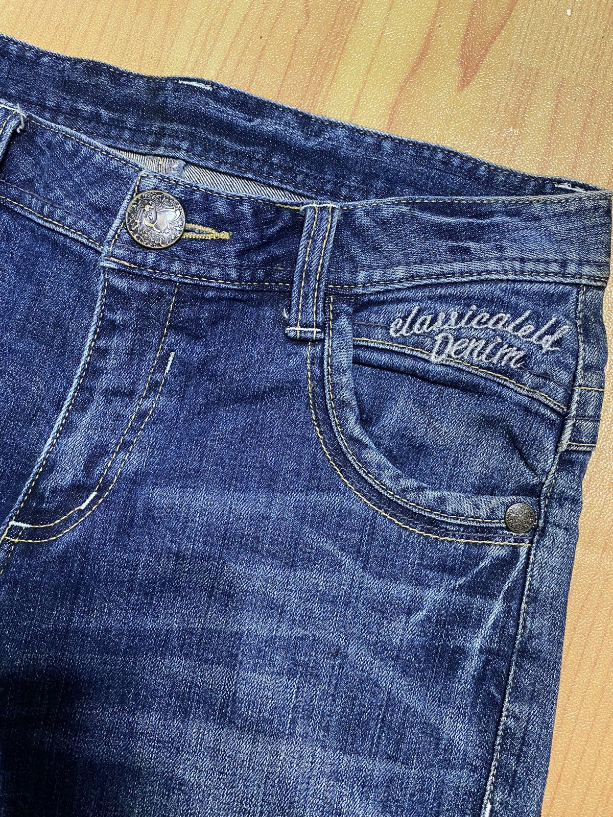 If Six Was Nine × Japanese Brand × Le Grande Bleu (L.G.B.) Japanese classical elf western flared denim LGB style Size US 30 / EU 46 - 7 Thumbnail