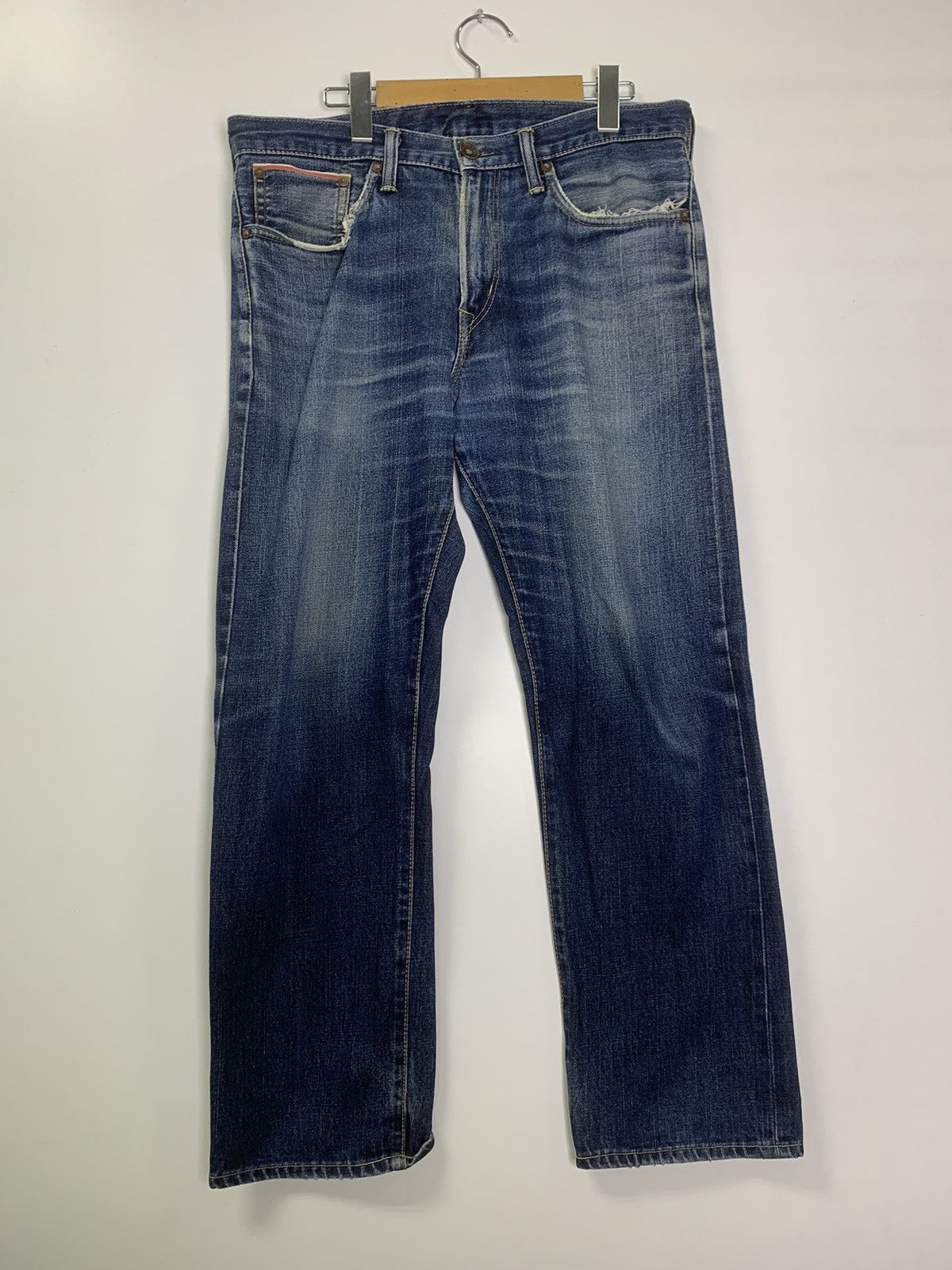 Edwin × Vintage Vintage Edwin distress jeans Size US 32 / EU 48 - 1 Thumbnail