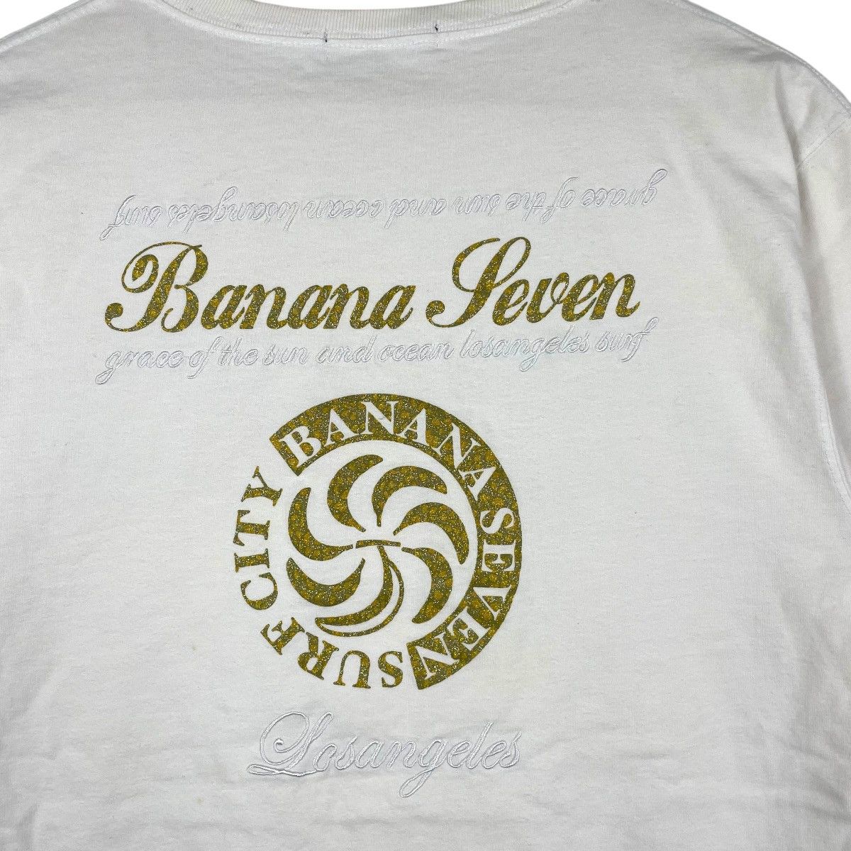 Japanese Brand Banana Seven Los Angeles Surf Tee Shirt Size US L / EU 52-54 / 3 - 7 Thumbnail
