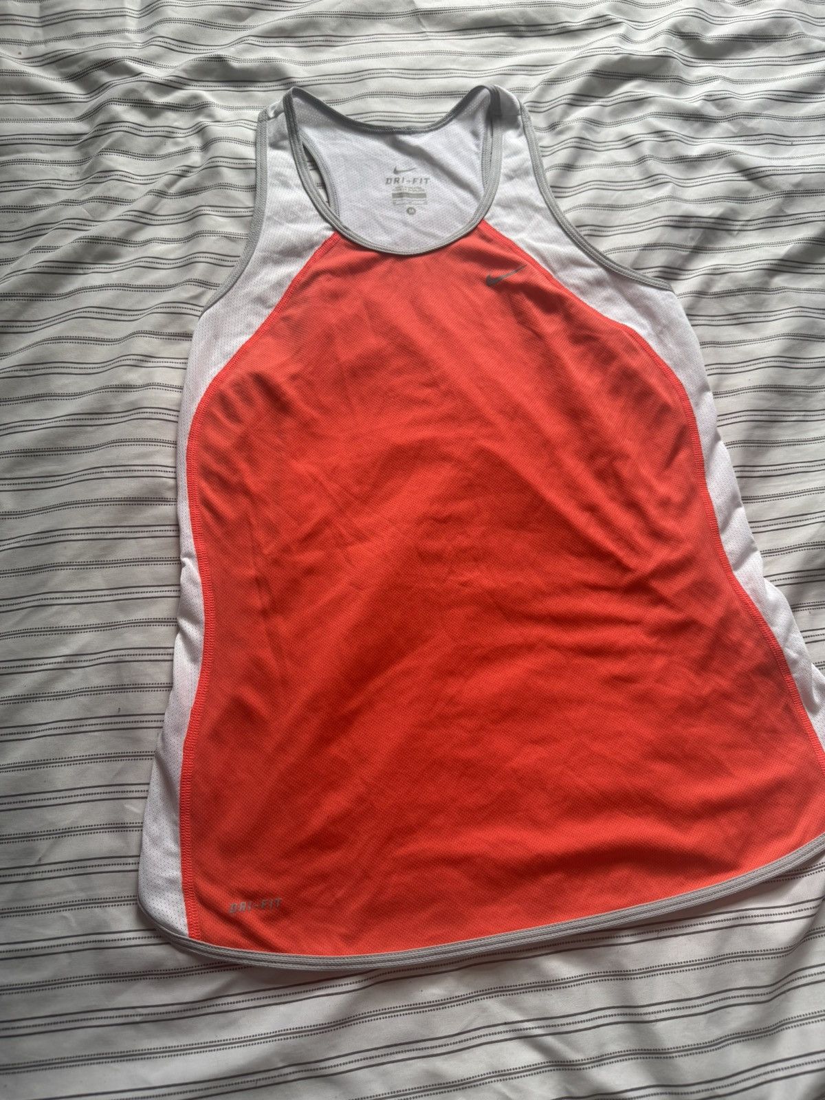 Nike Nike Dri-Fit Racerback Tank Red White Medium Size M / US 6-8 / IT 42-44 - 3 Thumbnail