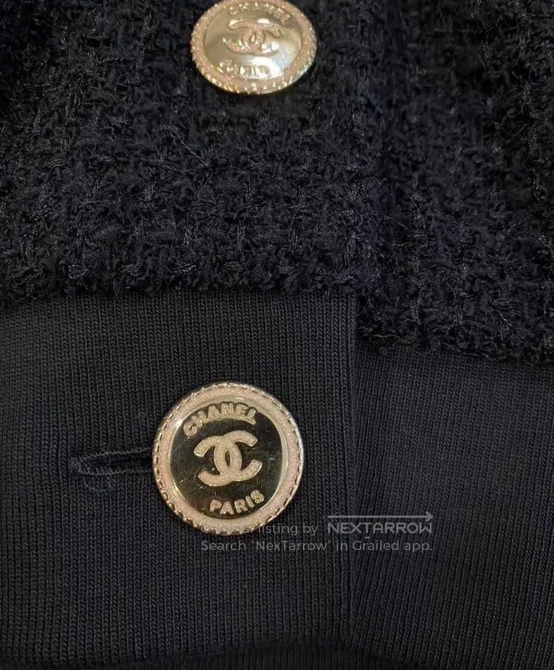 Chanel Chanel 22A high-end handicraft workshop colourful logo woo Size XXS / US 00 / IT 34 - 2 Thumbnail