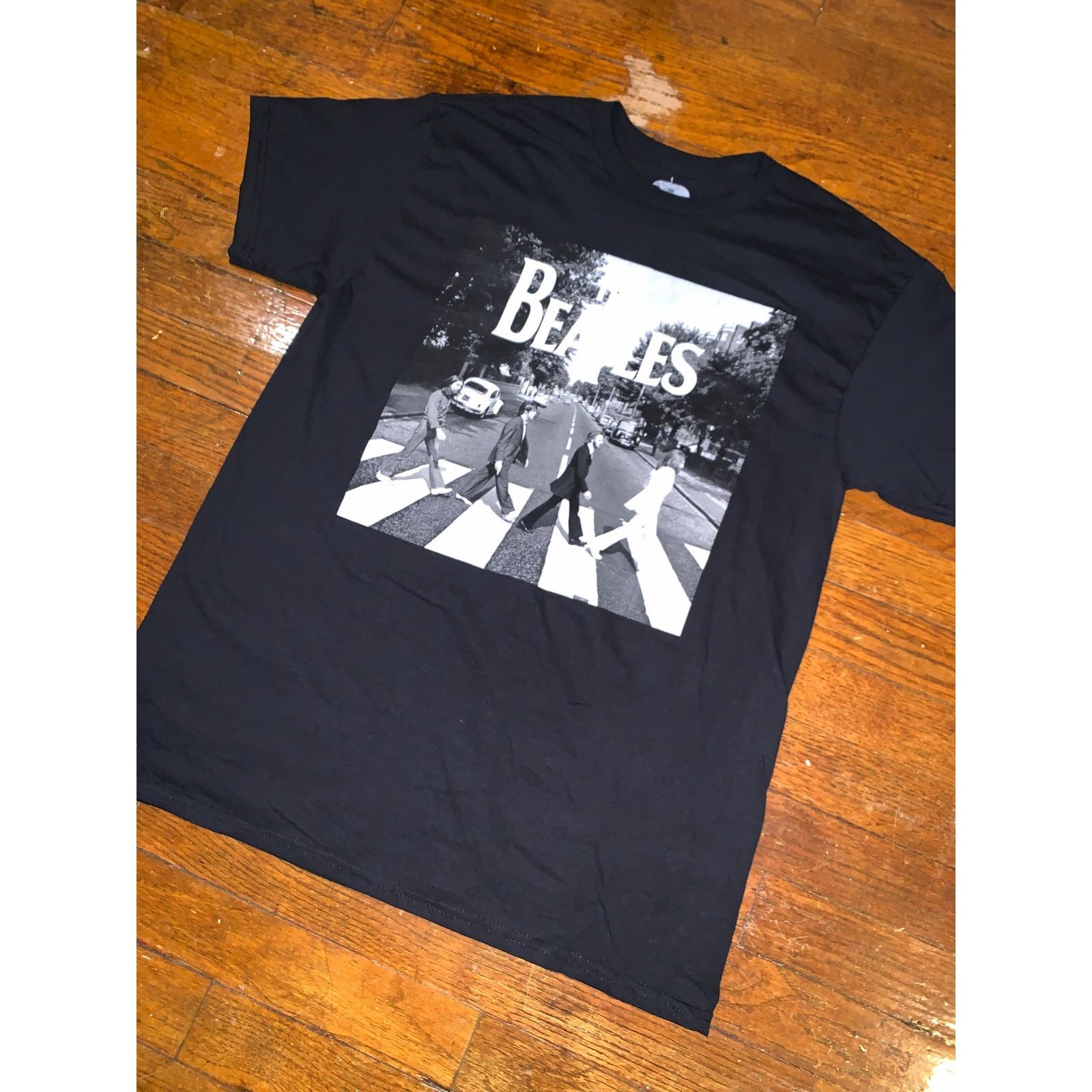 Apple × Band Tees Beatles Abbey Road Graphic T Shirt M Black Apple Band Tee Size US M / EU 48-50 / 2 - 4 Thumbnail