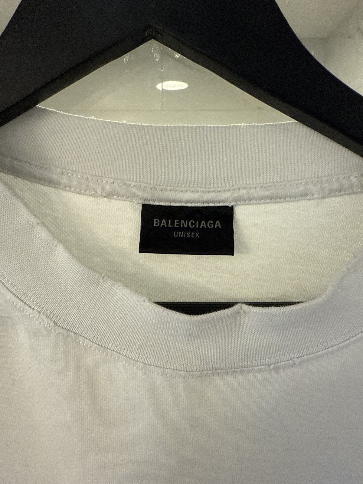 Balenciaga Balenciaga 25 SS Limited Edition Distressed T Shirt Size US L / EU 52-54 / 3 - 4 Thumbnail